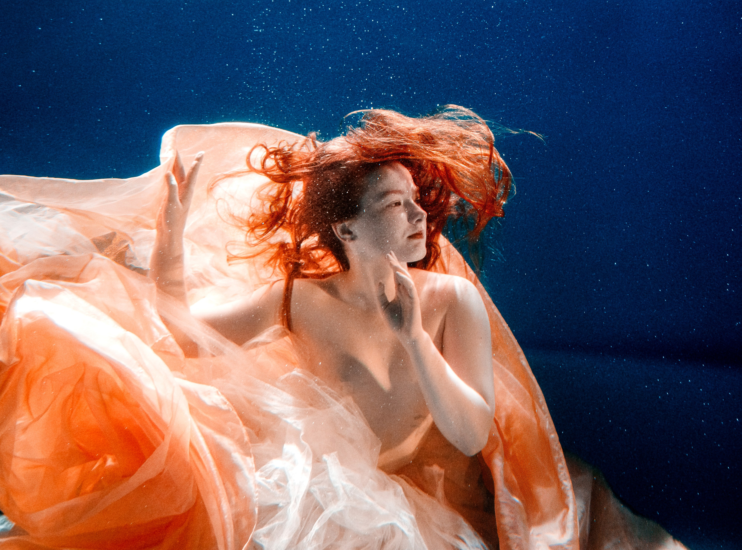 Подводная фотосъёмка. Арт фотограф Серафима Абельман в Москве