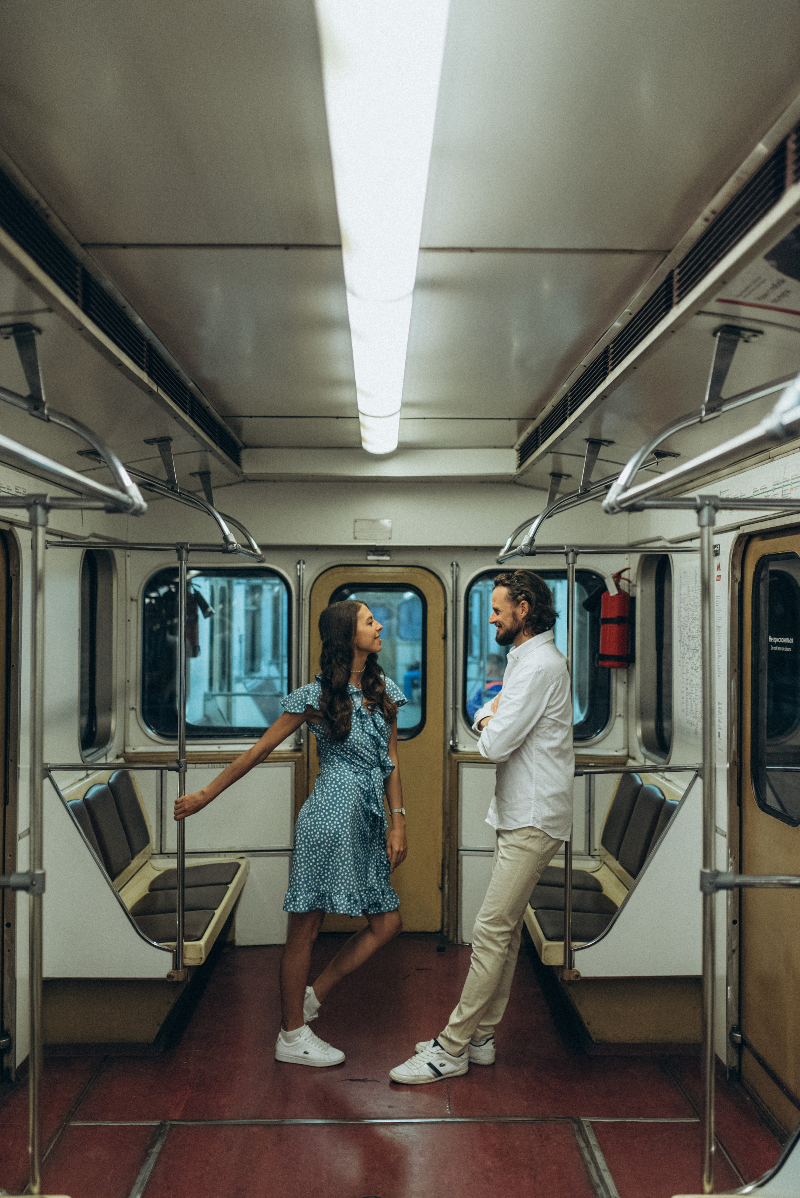 Lovestory в метро. Семейный фотограф в Москве Екатерина Север