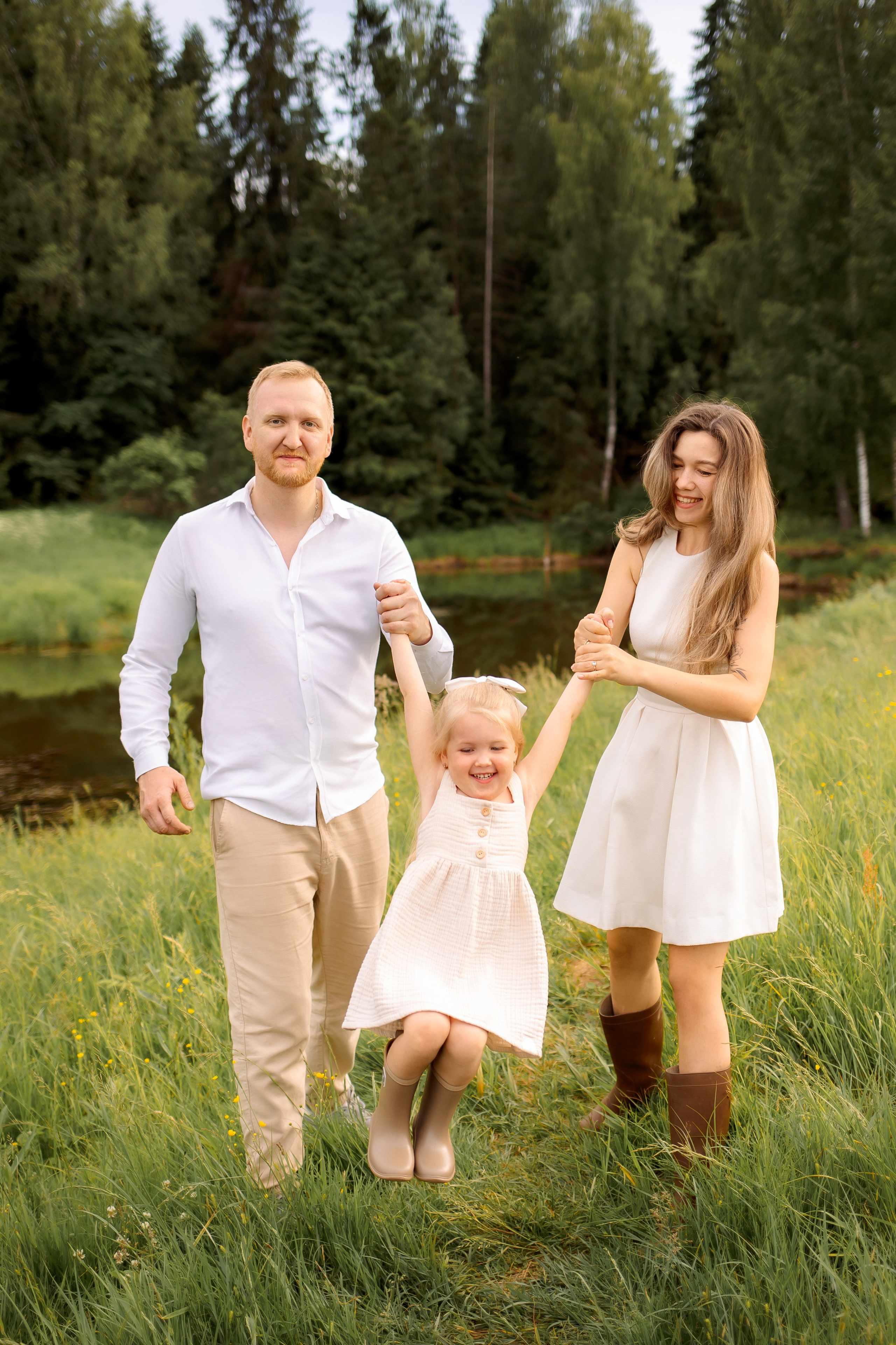 Семейная фотопрогулка на природе. Зотова Алена — семейный и женский фотограф в Зеленограде