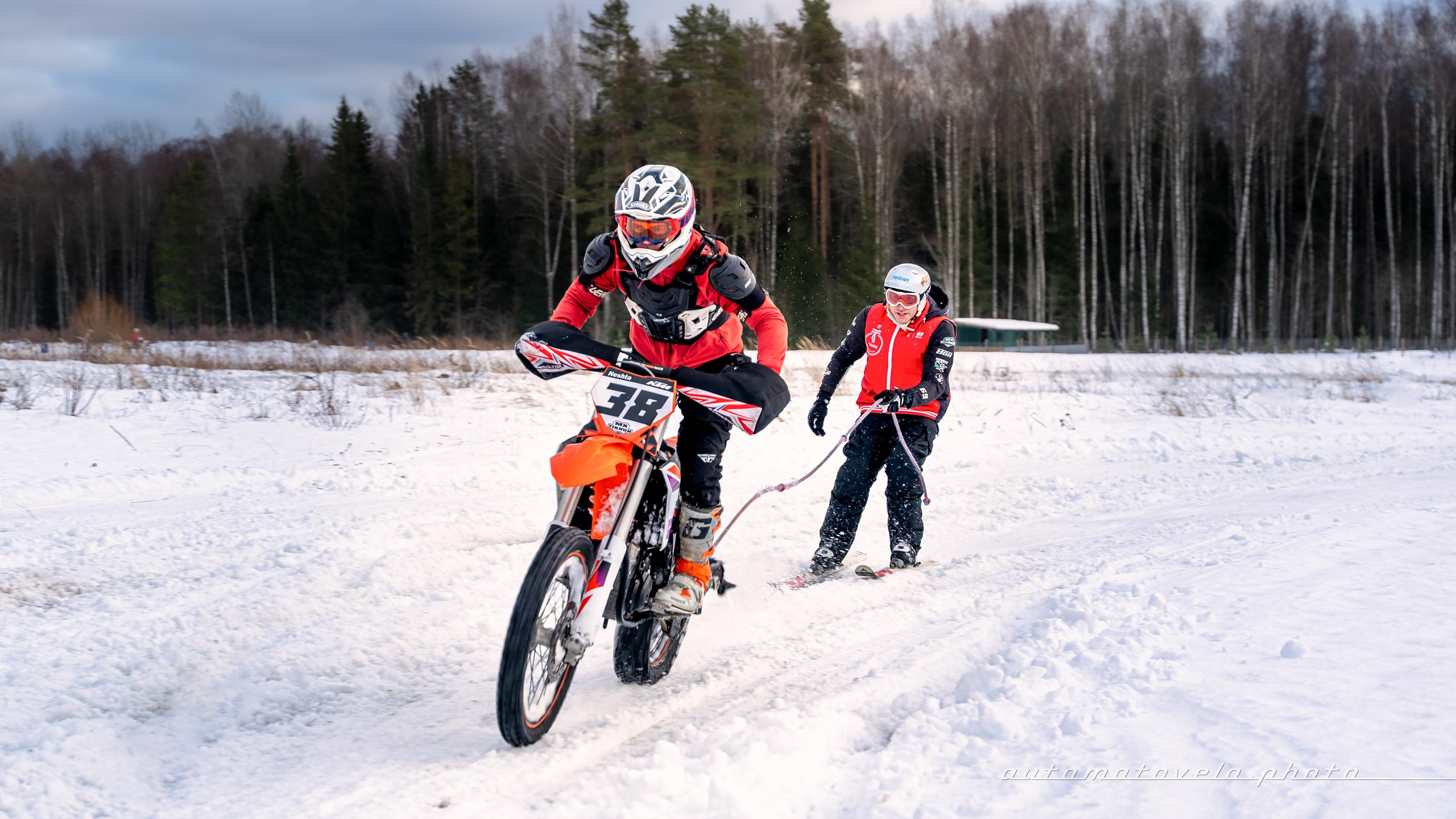 Скийоринг в Конаково 2024/25. 1 этап