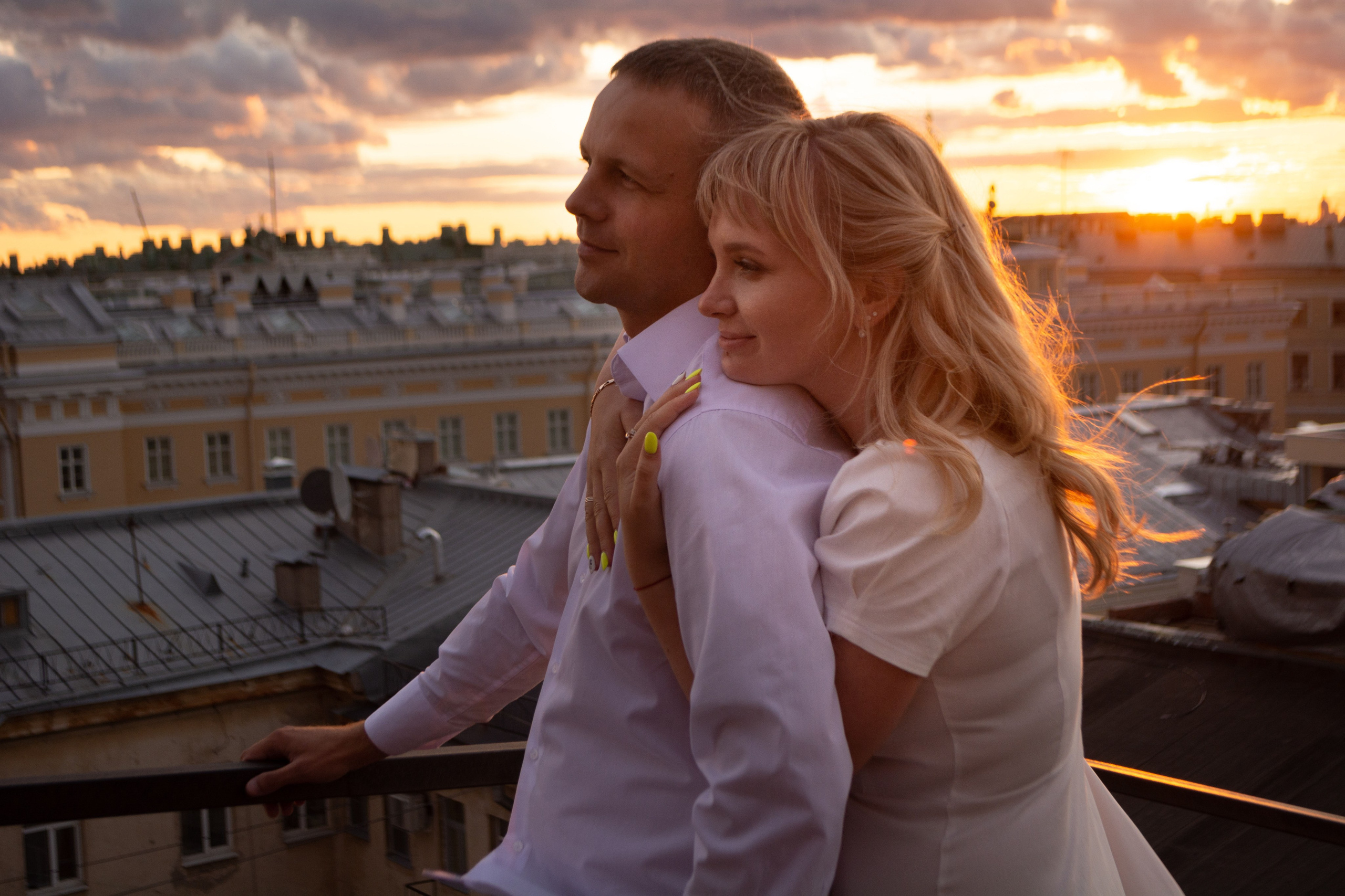 Love Story на крыше. Портретный фотограф в Санкт-Петербурге Наталья Родионова