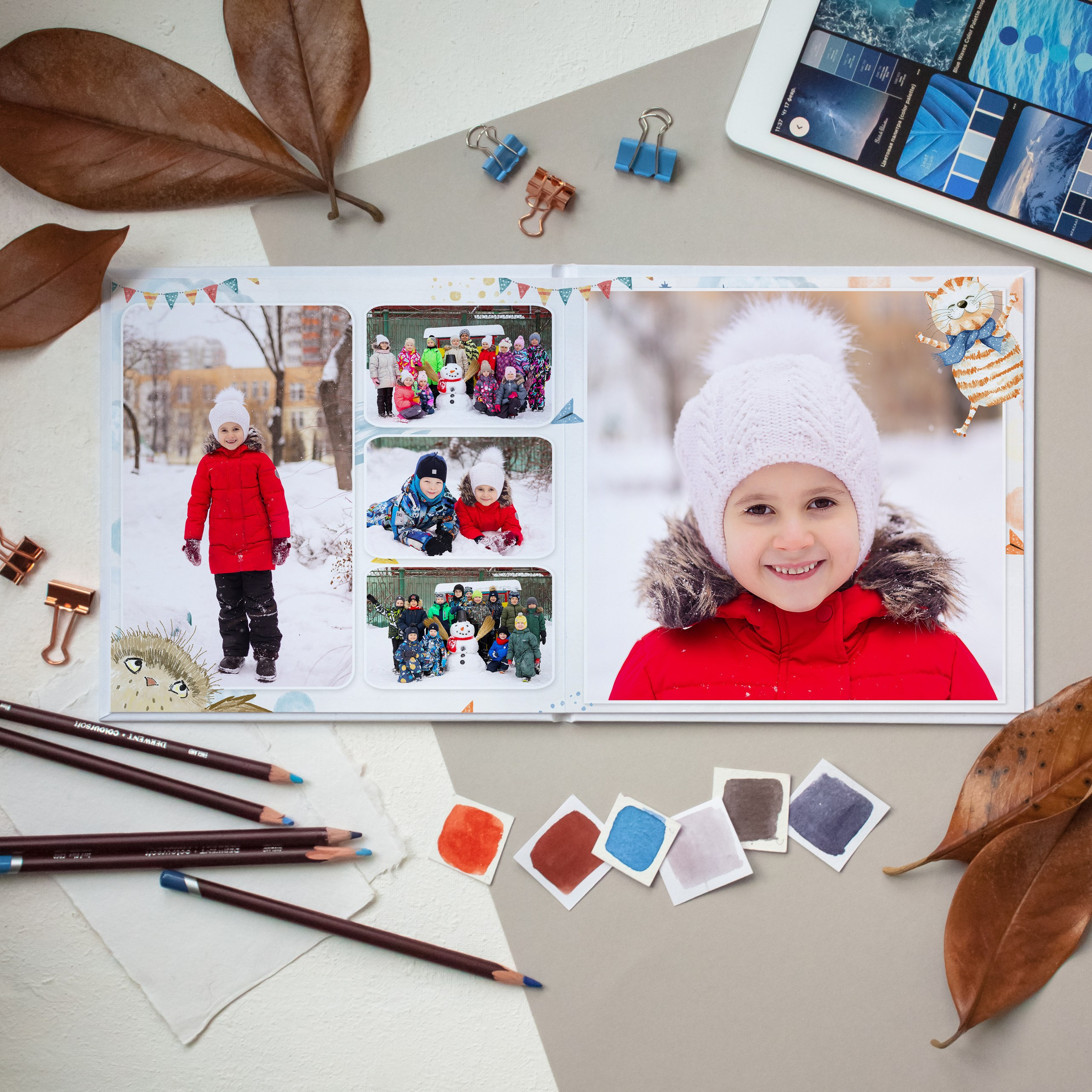 Примеры альбомов в Детский сад. Фотограф г. Москва Олеся Пантелеева