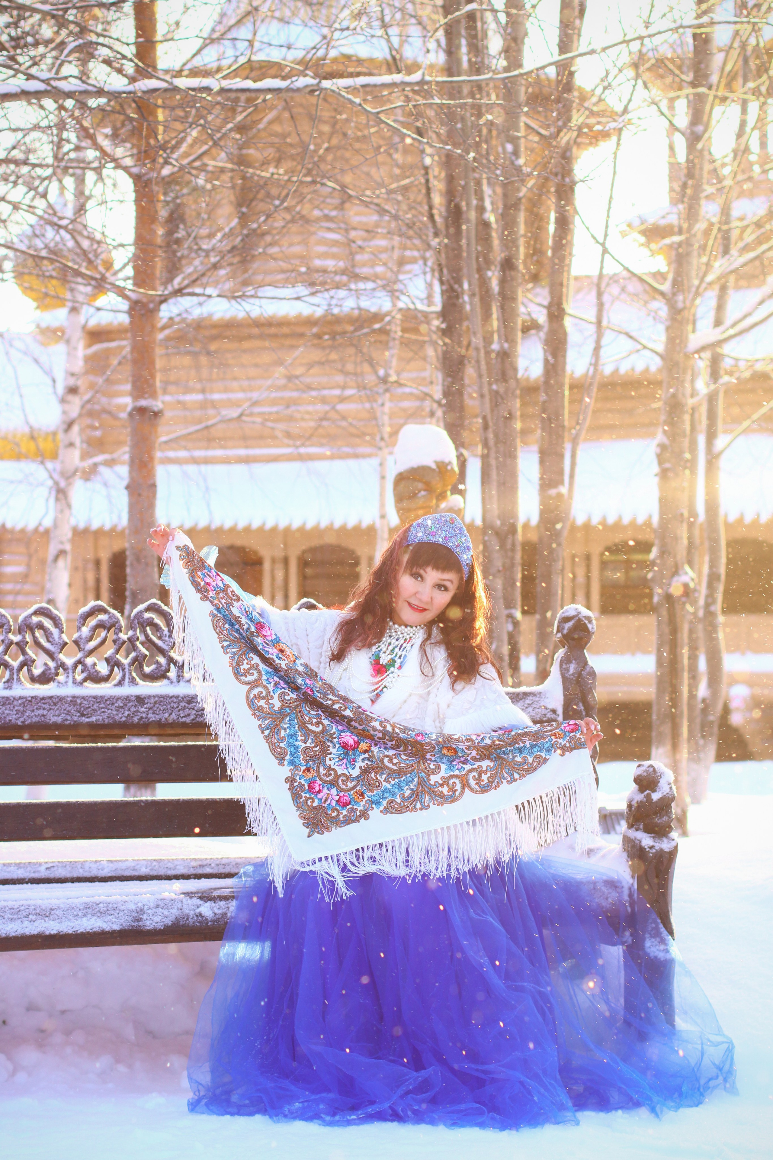 С белым псом. Фотограф в Сургуте Брызгунова Анастасия