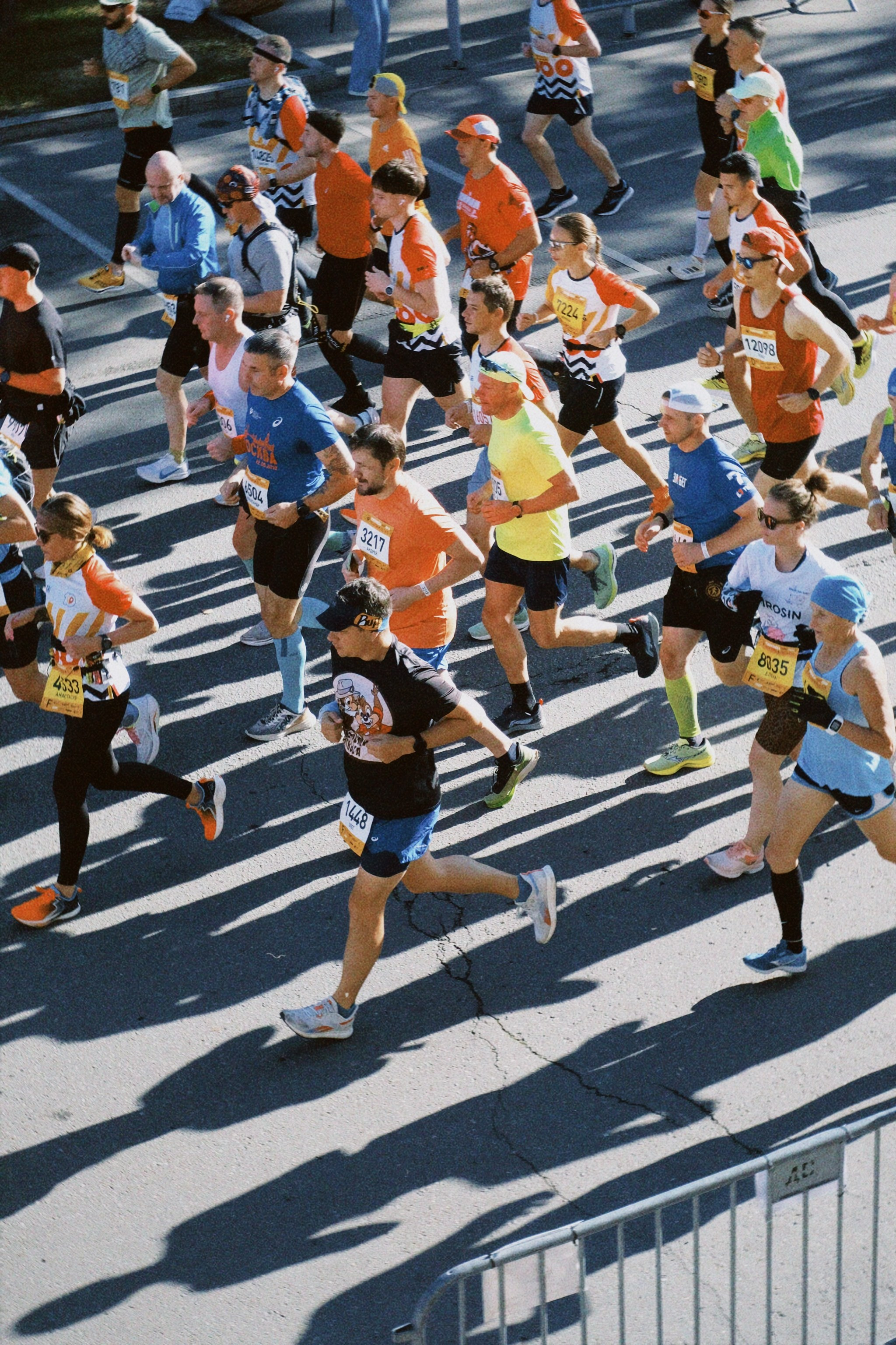 Московский марафон. Татьян гертье