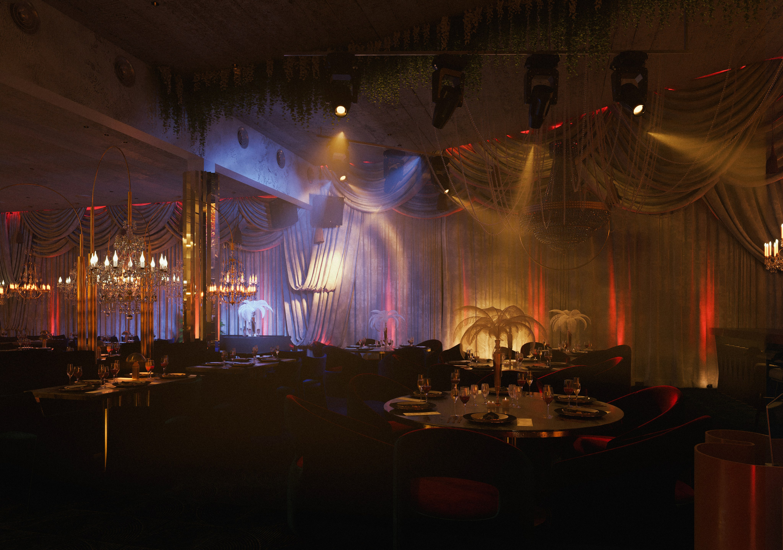 Ресторан CLC. Юлия Григорьева — 3D визуализатор