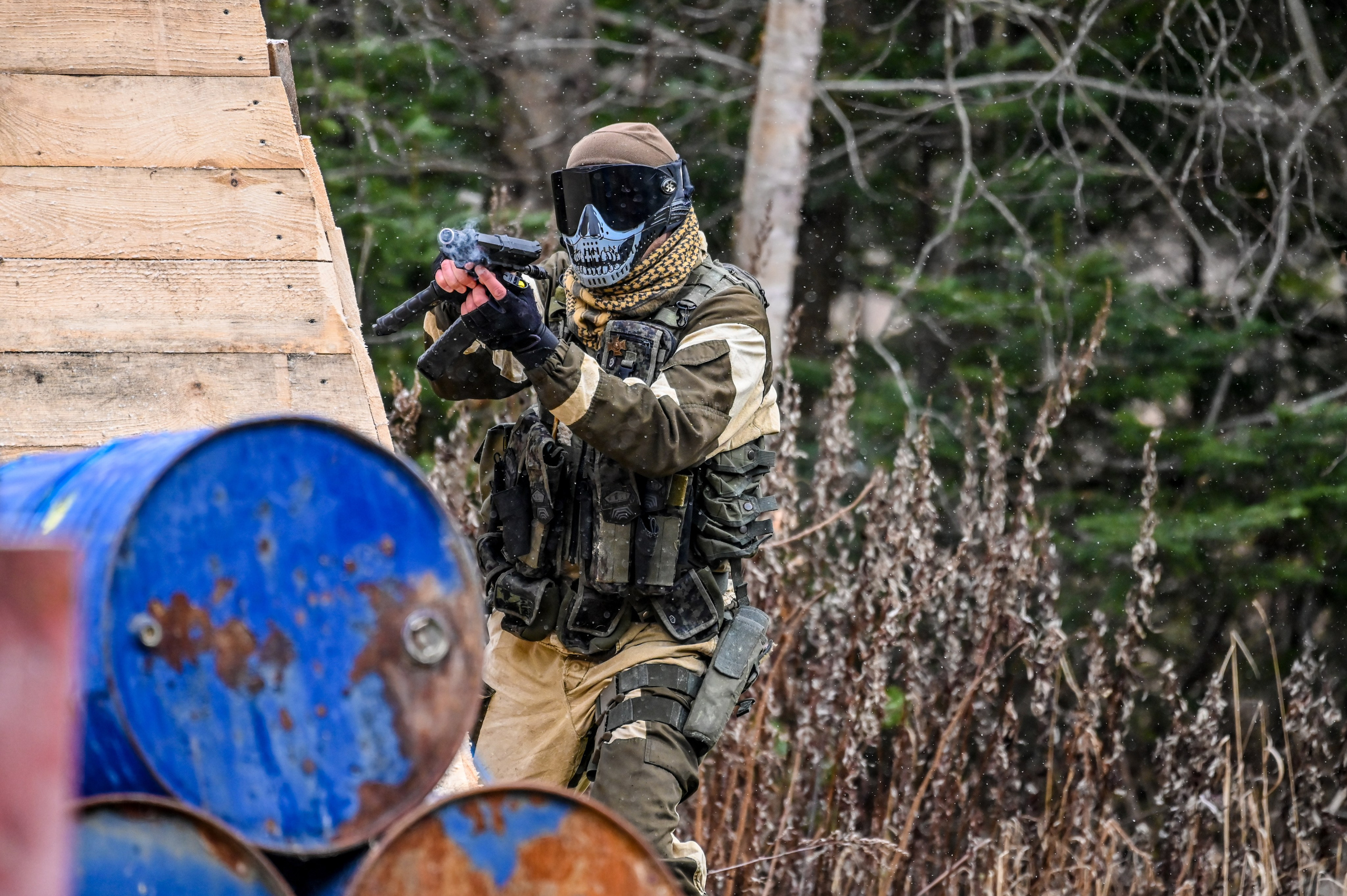 Пейнтбол. Фоторепортажи Сахалина