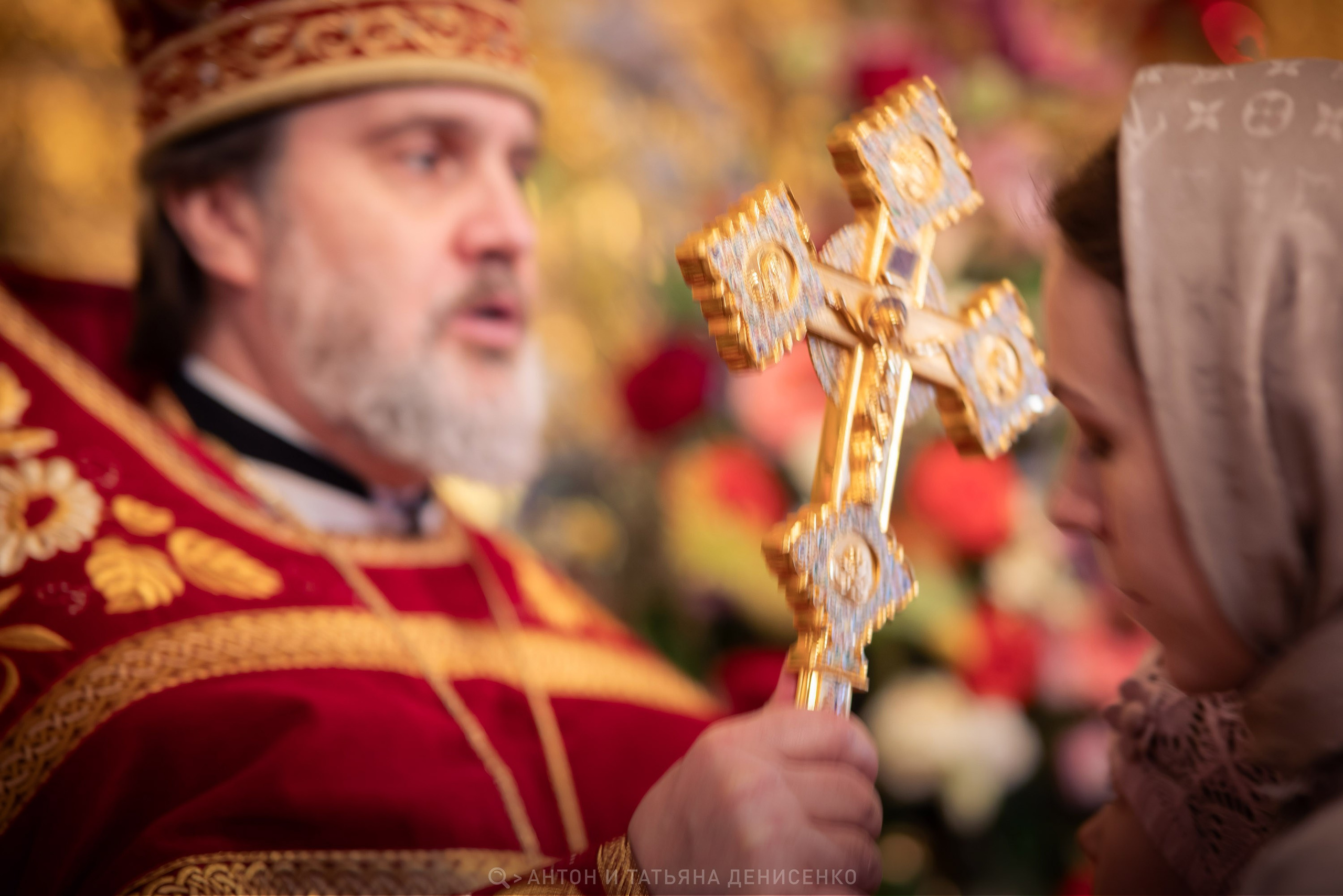 Храм Преображения Господня в Богородском. Антипасха. Антон и Татьяна Денисенко — В храме