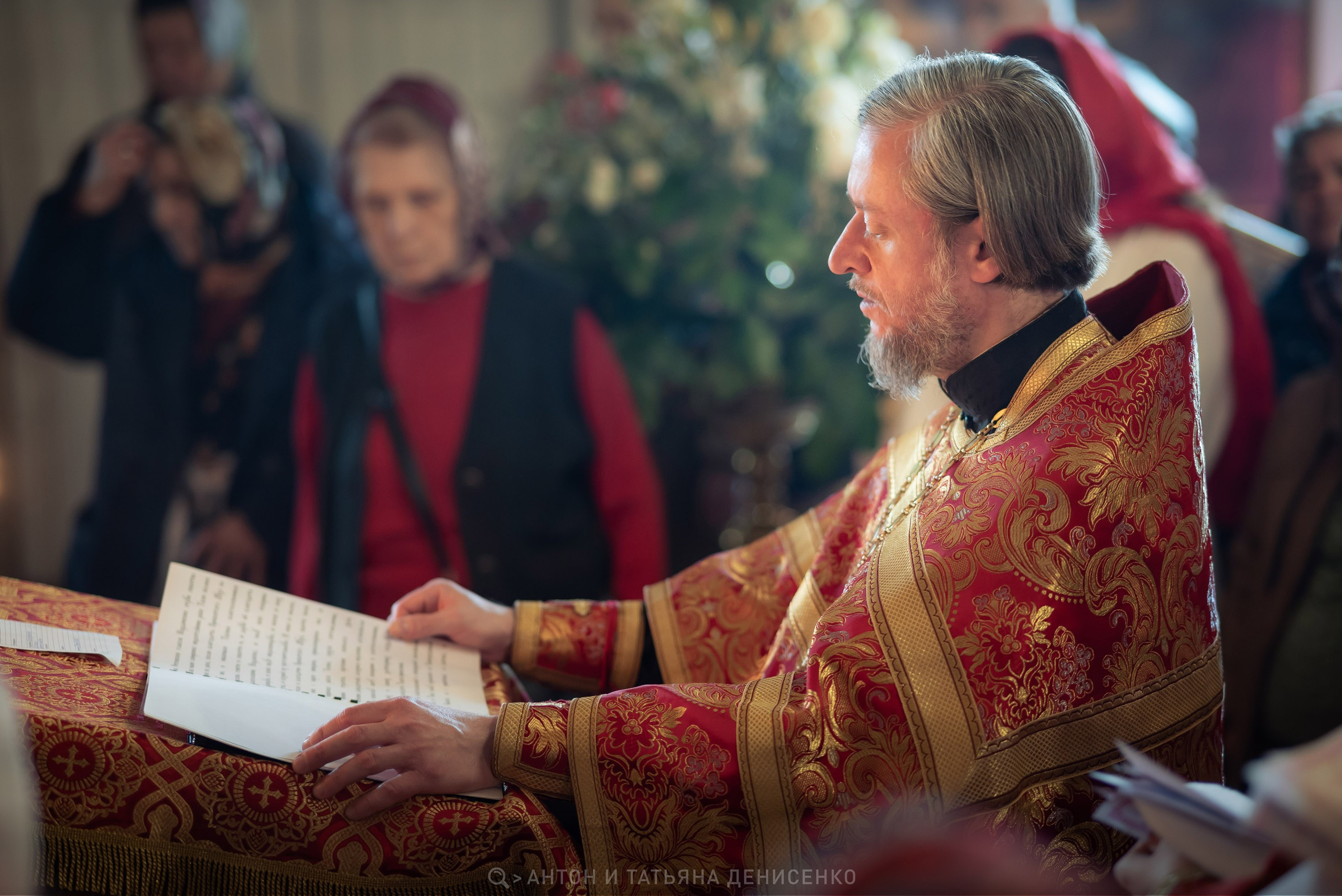 Храм Преображения Господня в Богородском. Антипасха. Антон и Татьяна Денисенко — В храме