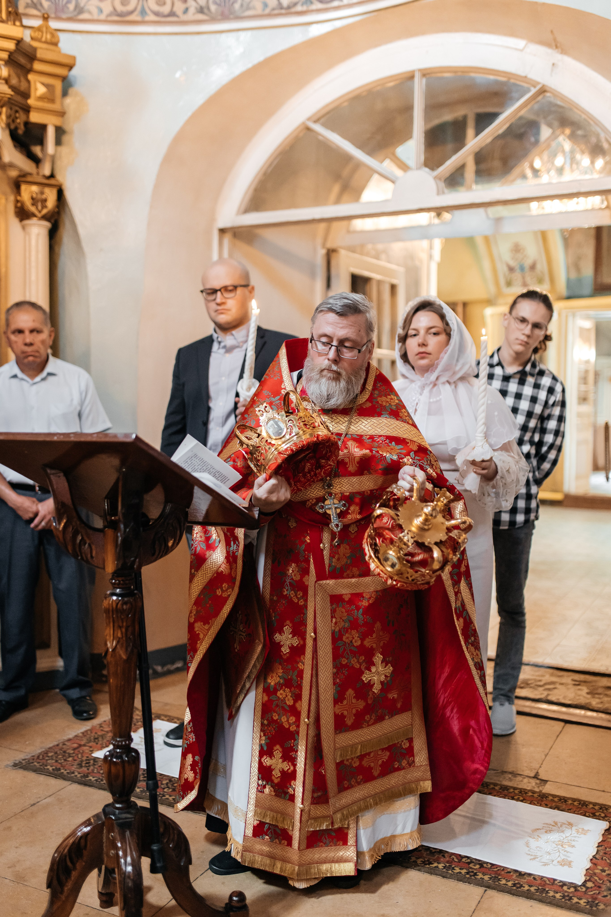 Венчание. Церковь Воздвижения Честного Креста Господня в Татаринцево. Фотограф Валерия Горбунова Подольск Бутово Видное Щербинка