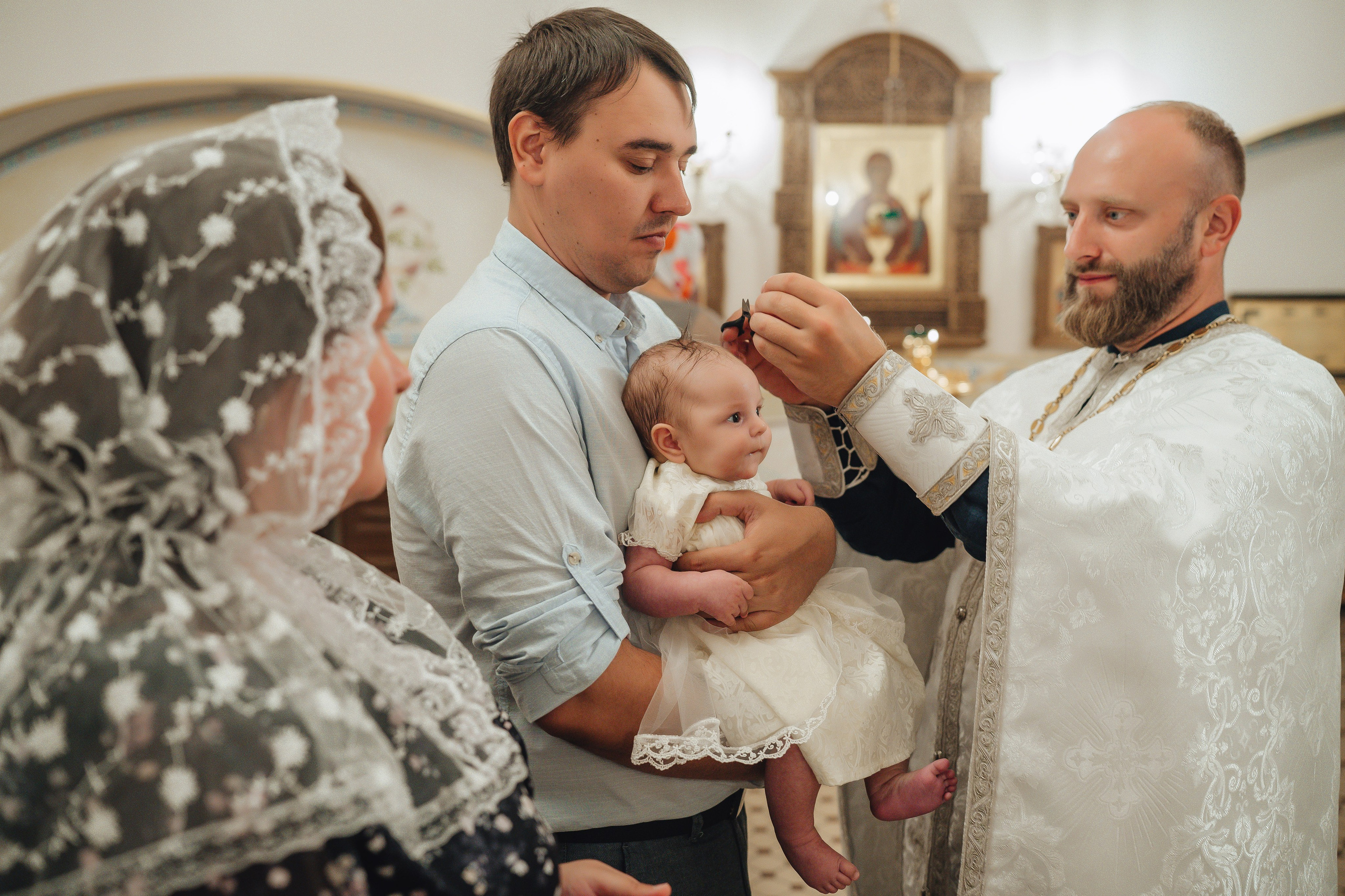 Крещение Ксении. Свадебный и семейный фотограф Пушкин Царское Село СПБ Питер Санкт-Петербург и Рязань Ольга Козлова