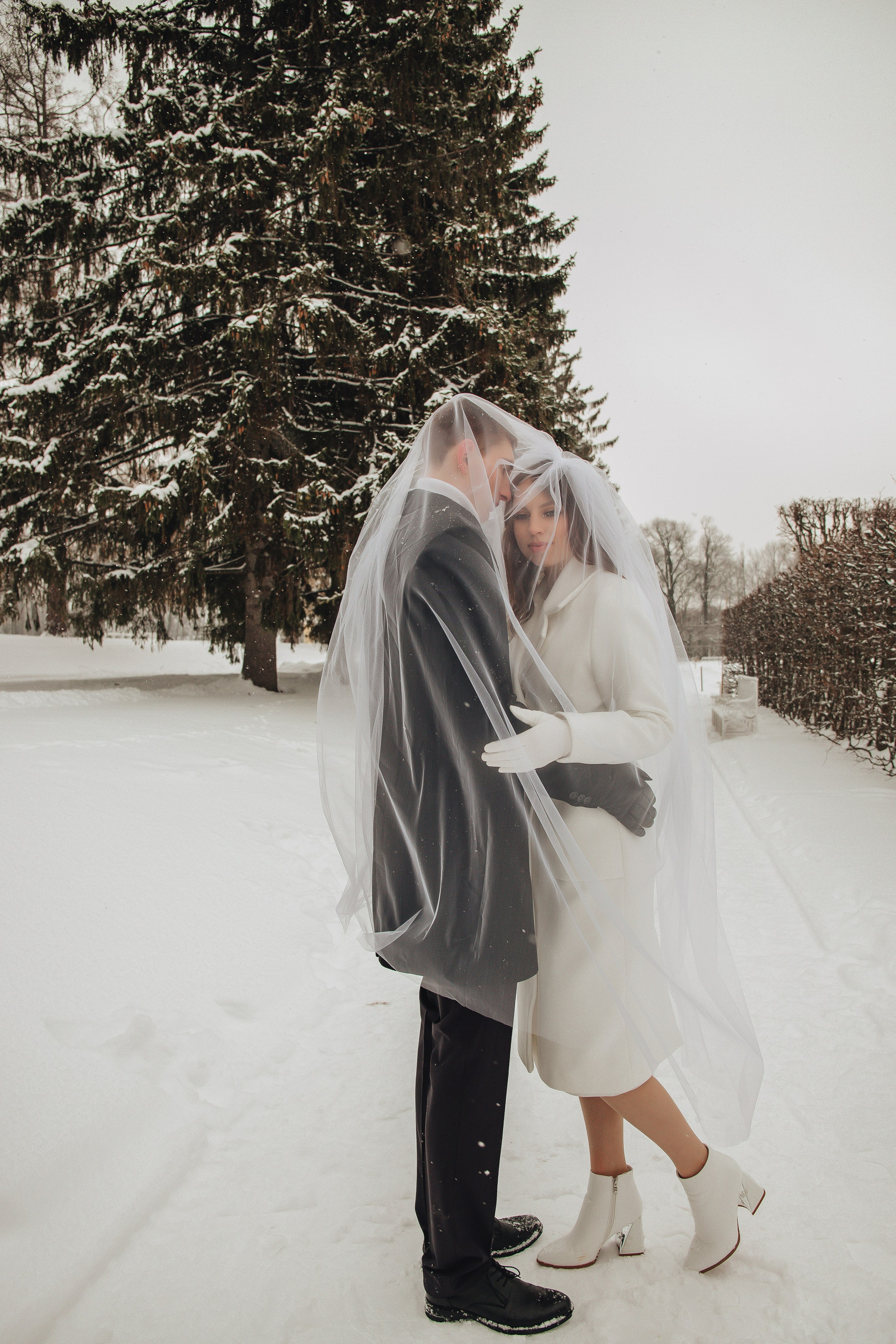 Андрей & Соня. Царское Село, зима. Свадебный и семейный фотограф Пушкин Царское Село СПБ Питер Санкт-Петербург и Рязань Ольга Козлова