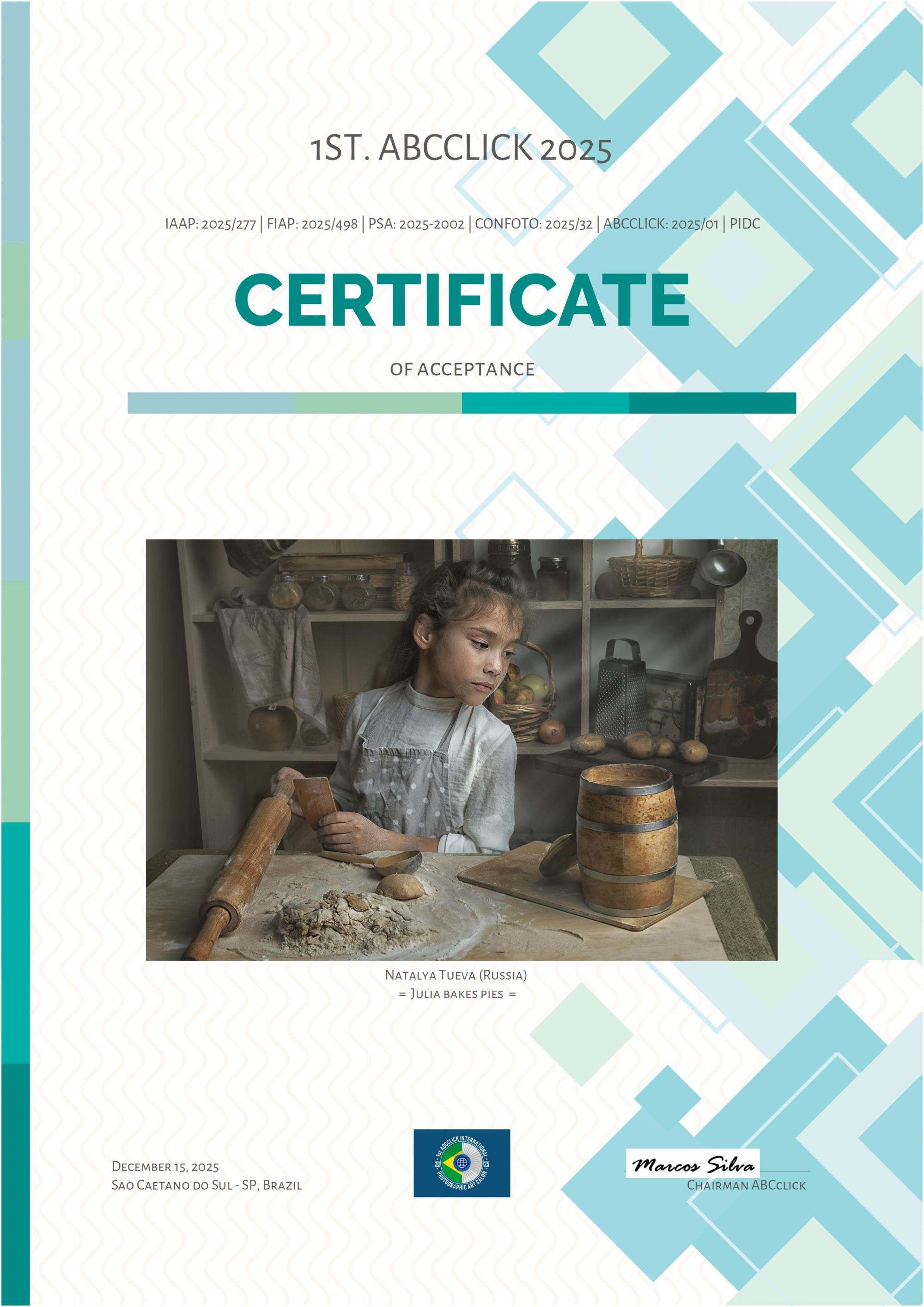 Дипломы и сертификаты. Фотограф Наталья Туева FineArt съёмка