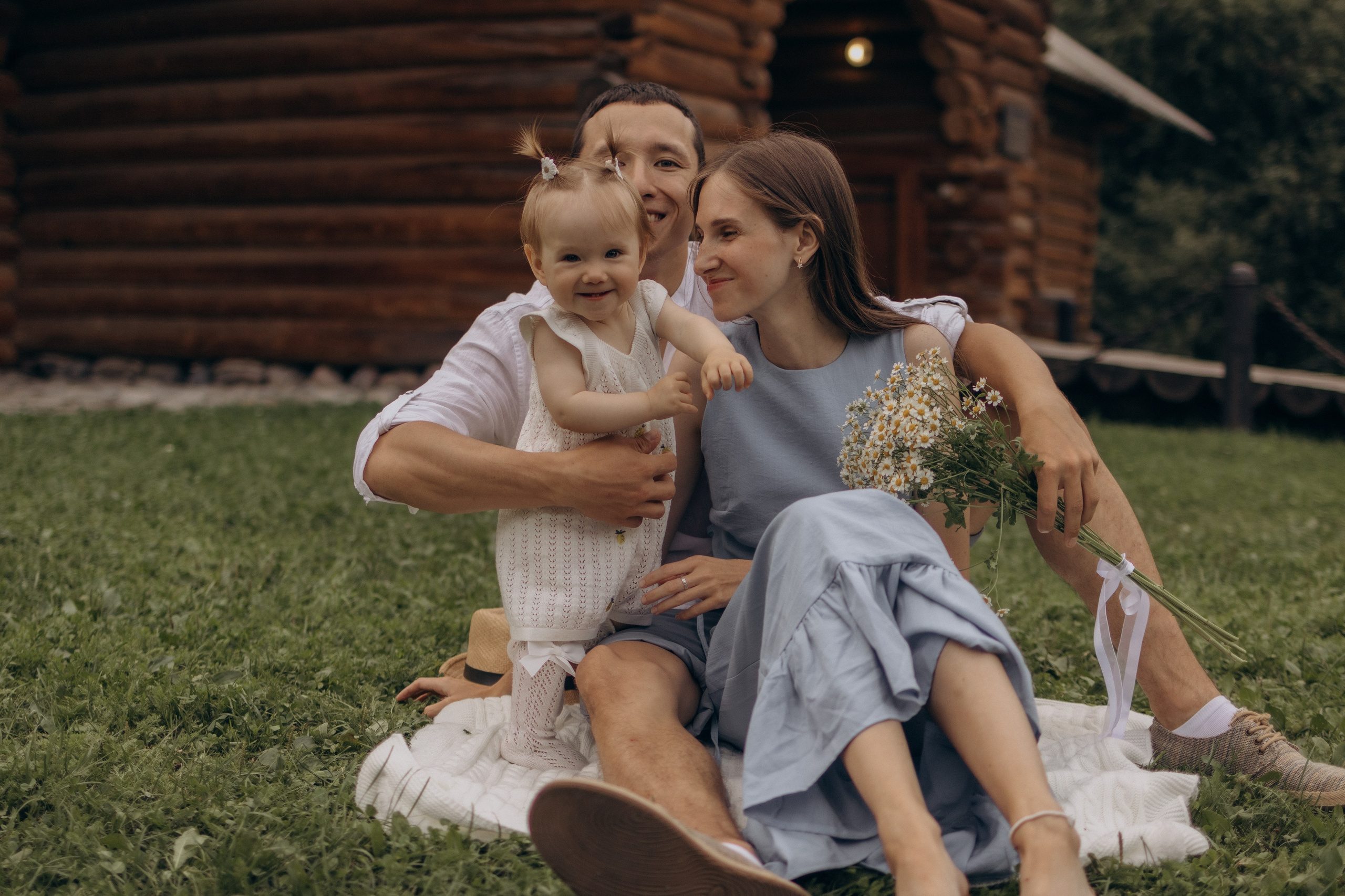 Роман, Мария и Алиса. Семейный фотограф Москва