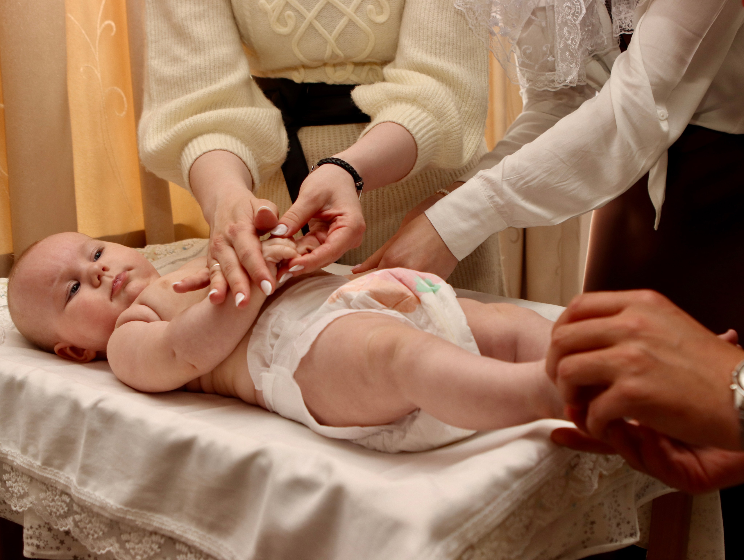 Анастасия и Вадим — крещение Виктории. Фотограф в Курске Смирнов Евгений