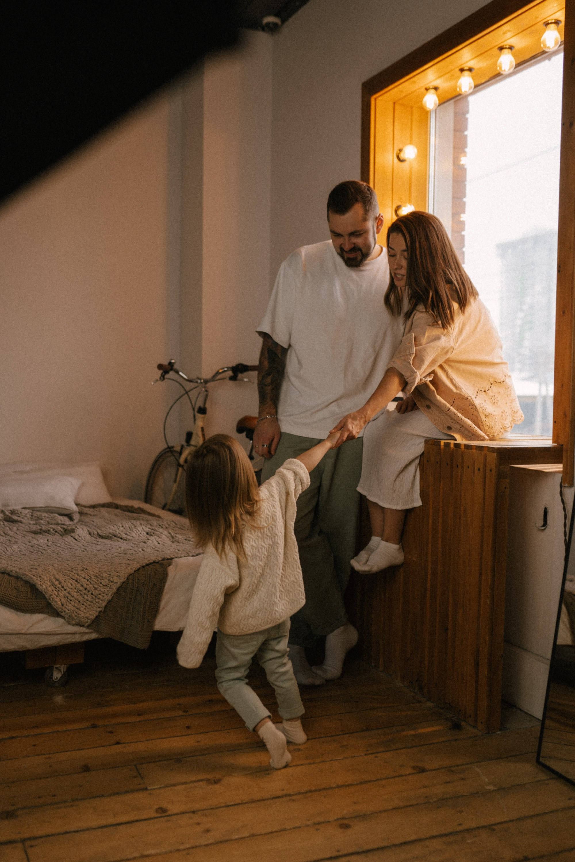 Семья: Лёша, Крис и Соня. Катя Сагалаева. Свадебный фотограф Новосибирск