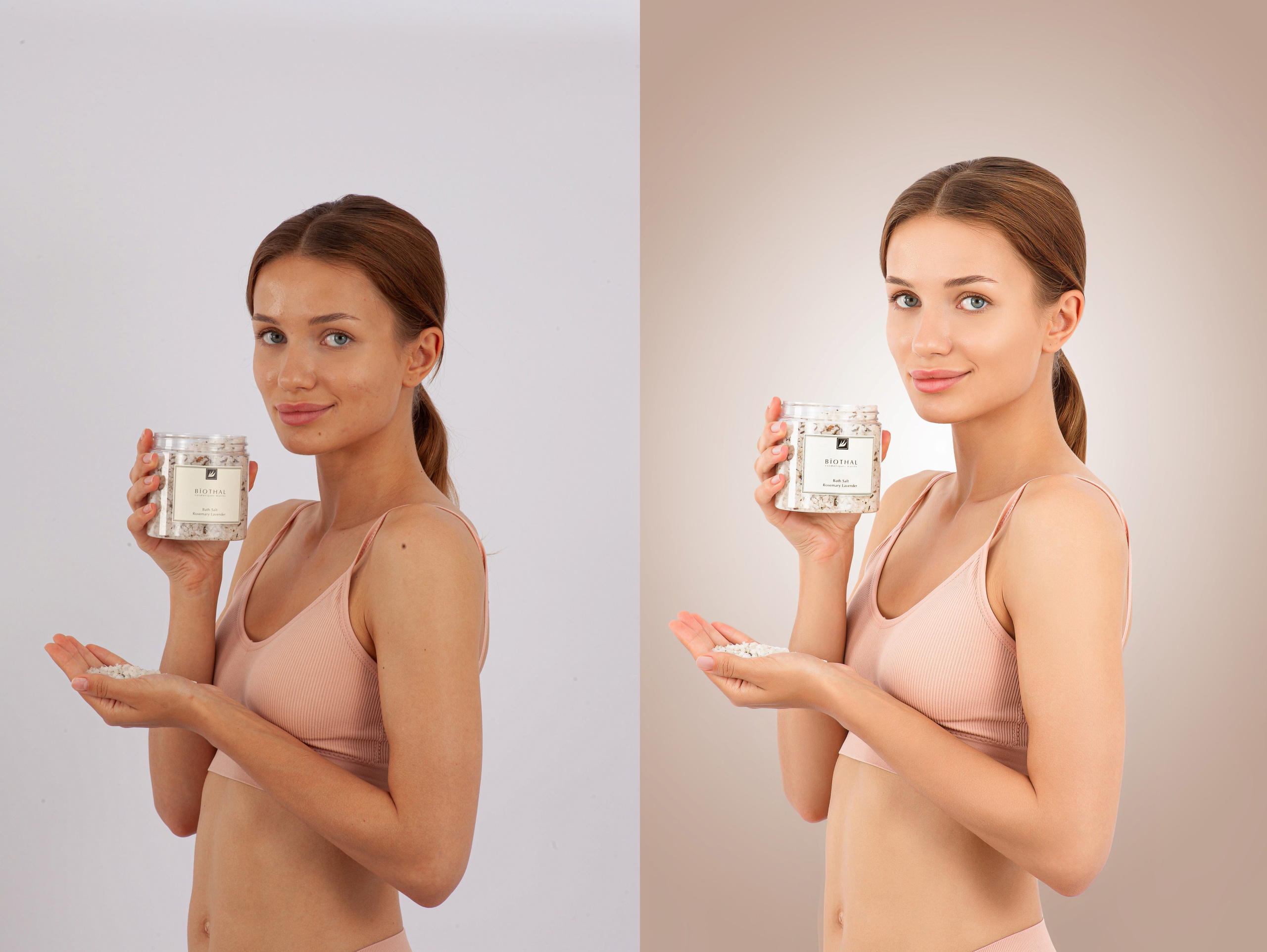 Профессиональная обработка портретов для рекламы косметики | Студия SVITHART