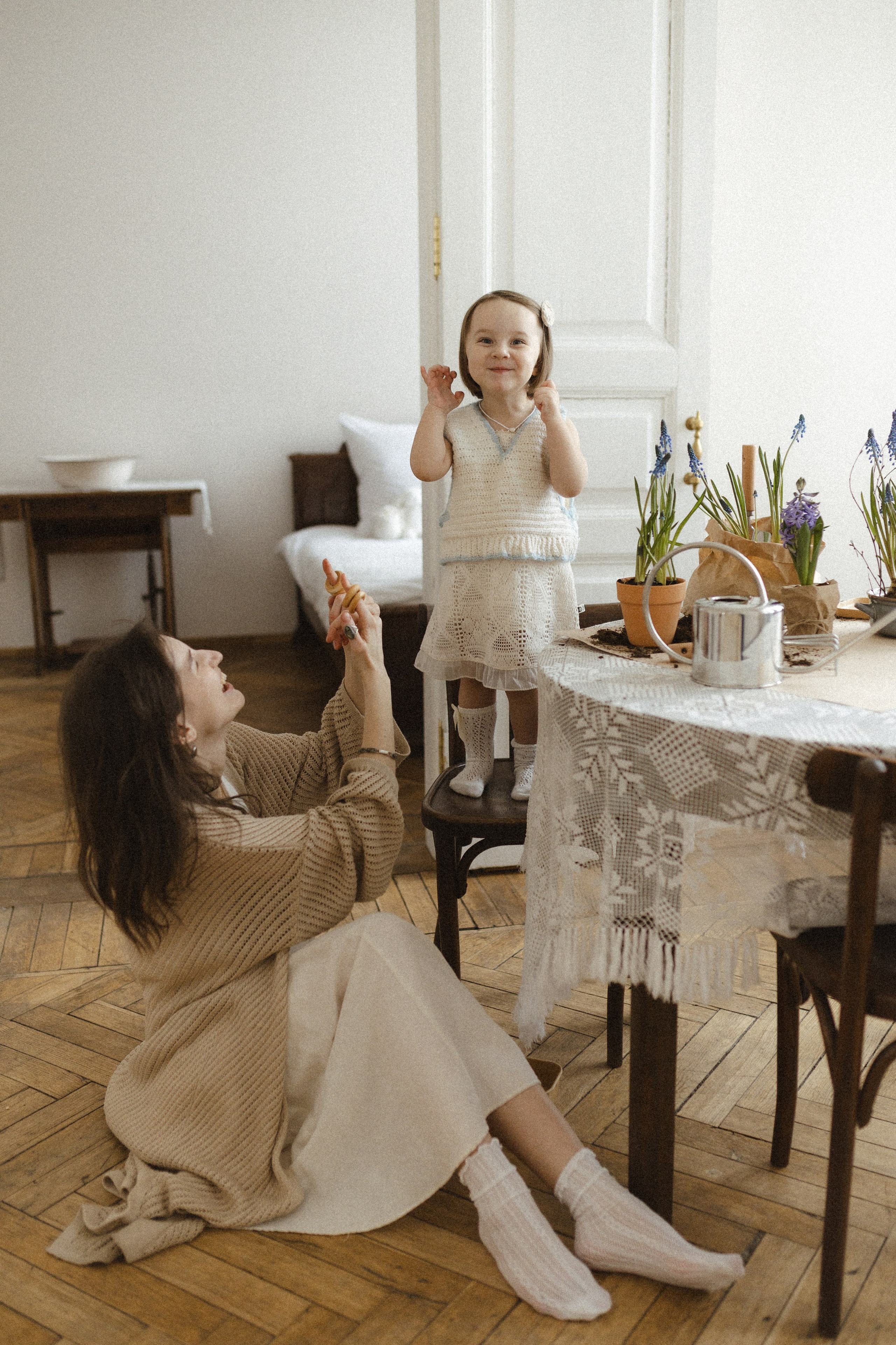 Девочки в цветах. Семейный фотограф в Москве Алина Савченко