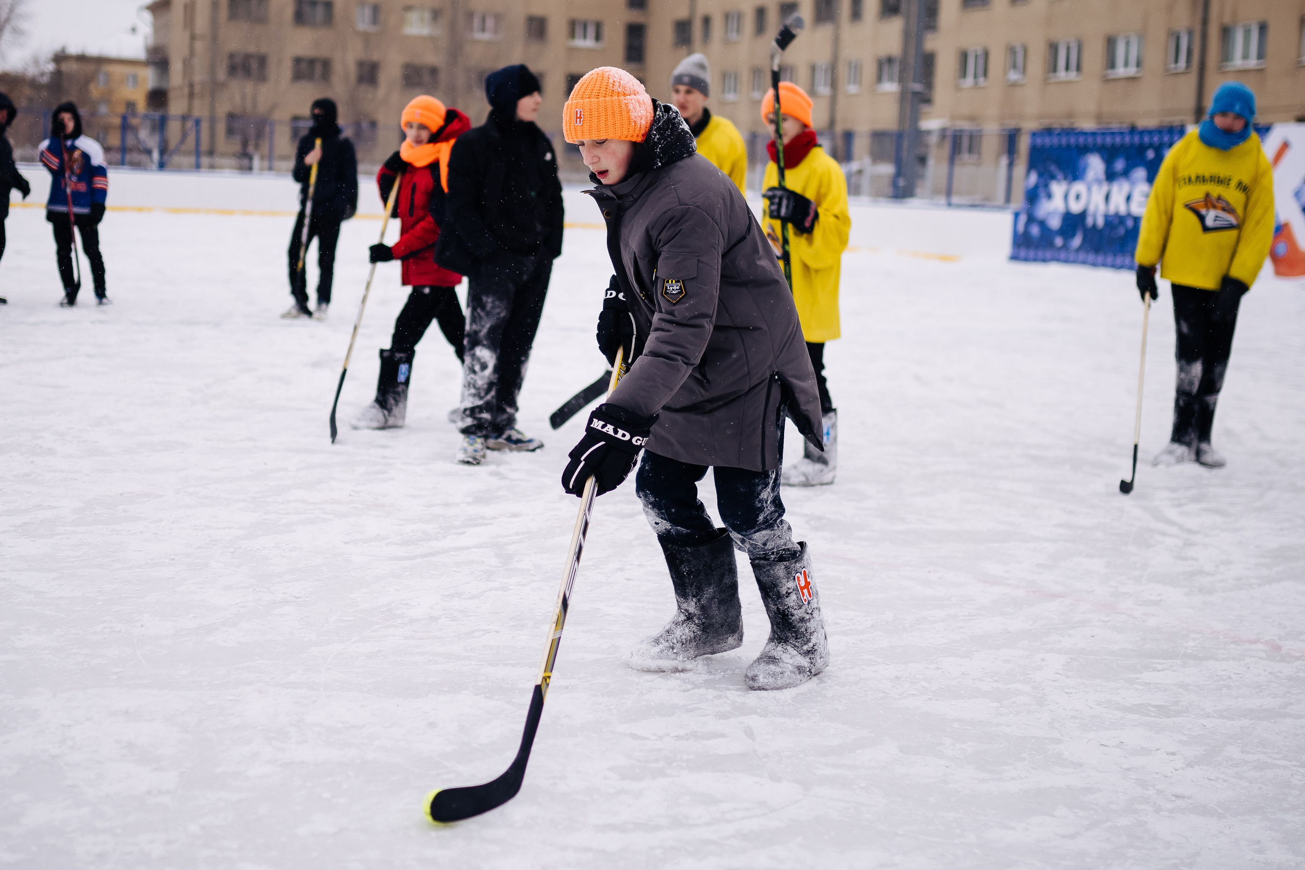 Хоккей на валенках // 22.02.25. Денис Прохоров Фотограф в г. Магнитогорск