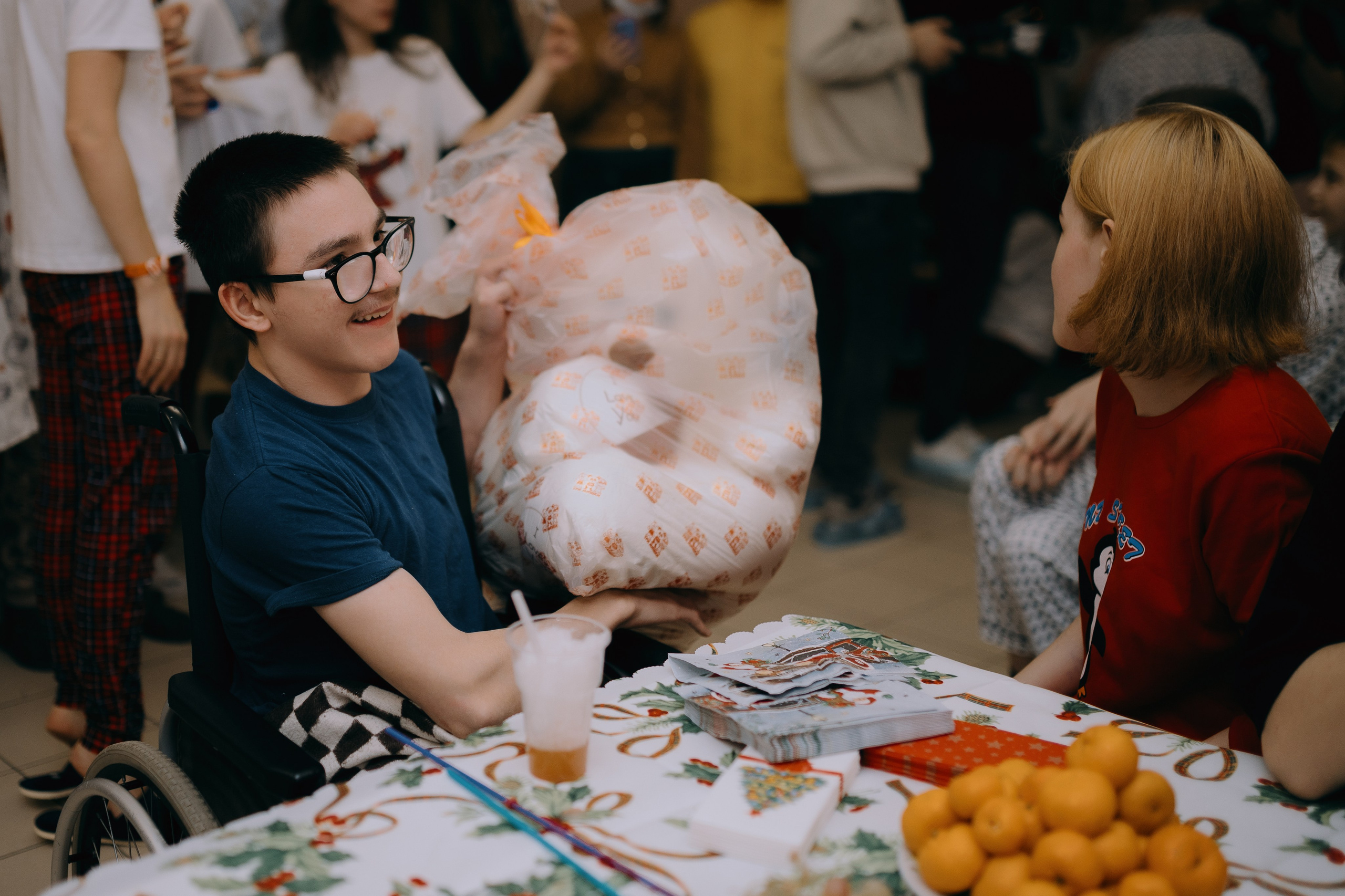 Пижамная вечеринка в школе-интернате № 5 // 27.12.2024. Денис Прохоров Фотограф в г. Магнитогорск