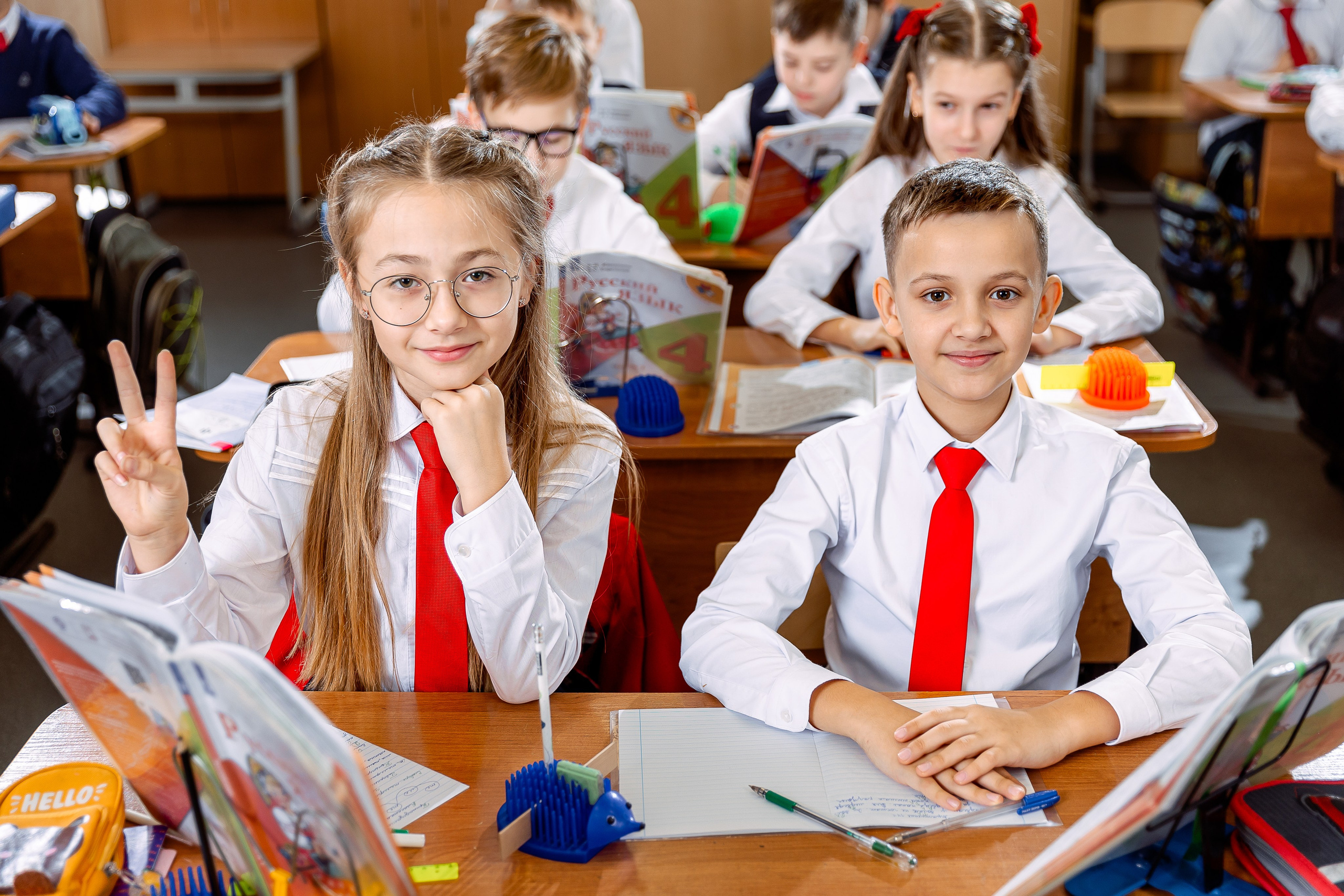 Репортаж на уроках. Семейный и детский фотограф Комина Елена, Власиха, Одинцово