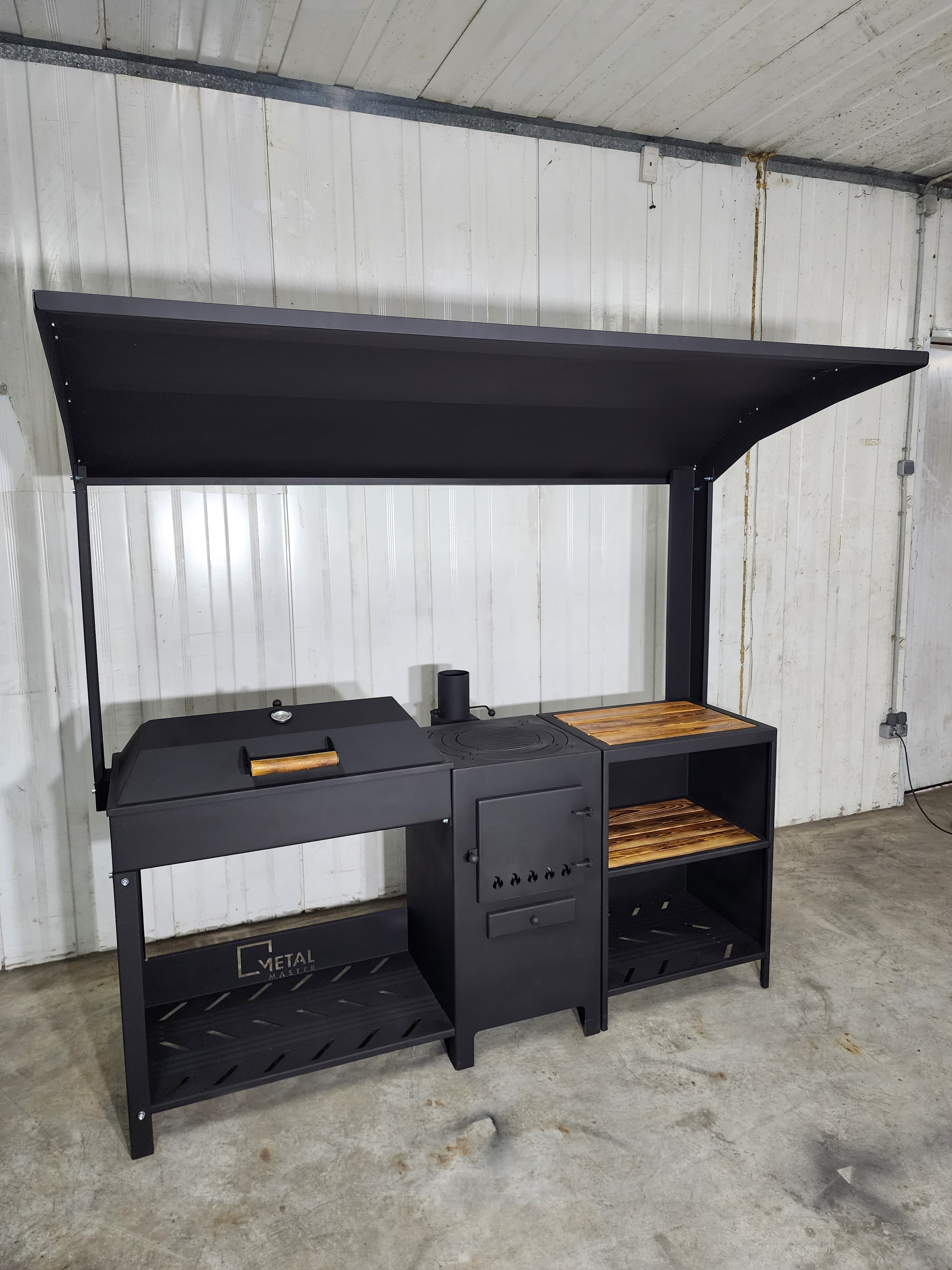 Джета с крышей. Купить / заказать мангал для дома в Краснодаре от производителя «Мангал Мастер»