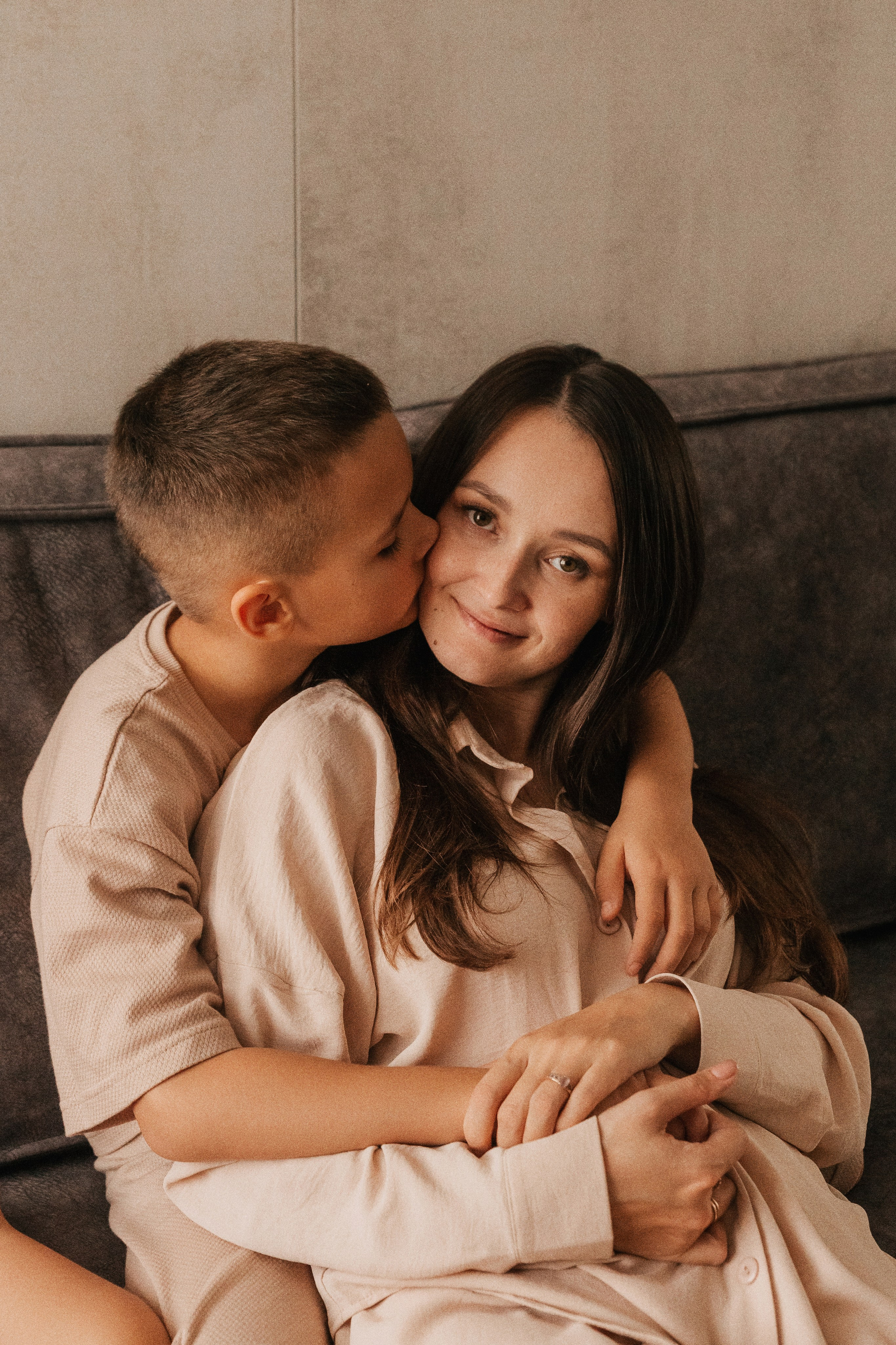 Стас, Юля, Артем и Алина. Семейный фотограф • Домашние съемки в Нижнем Новгороде