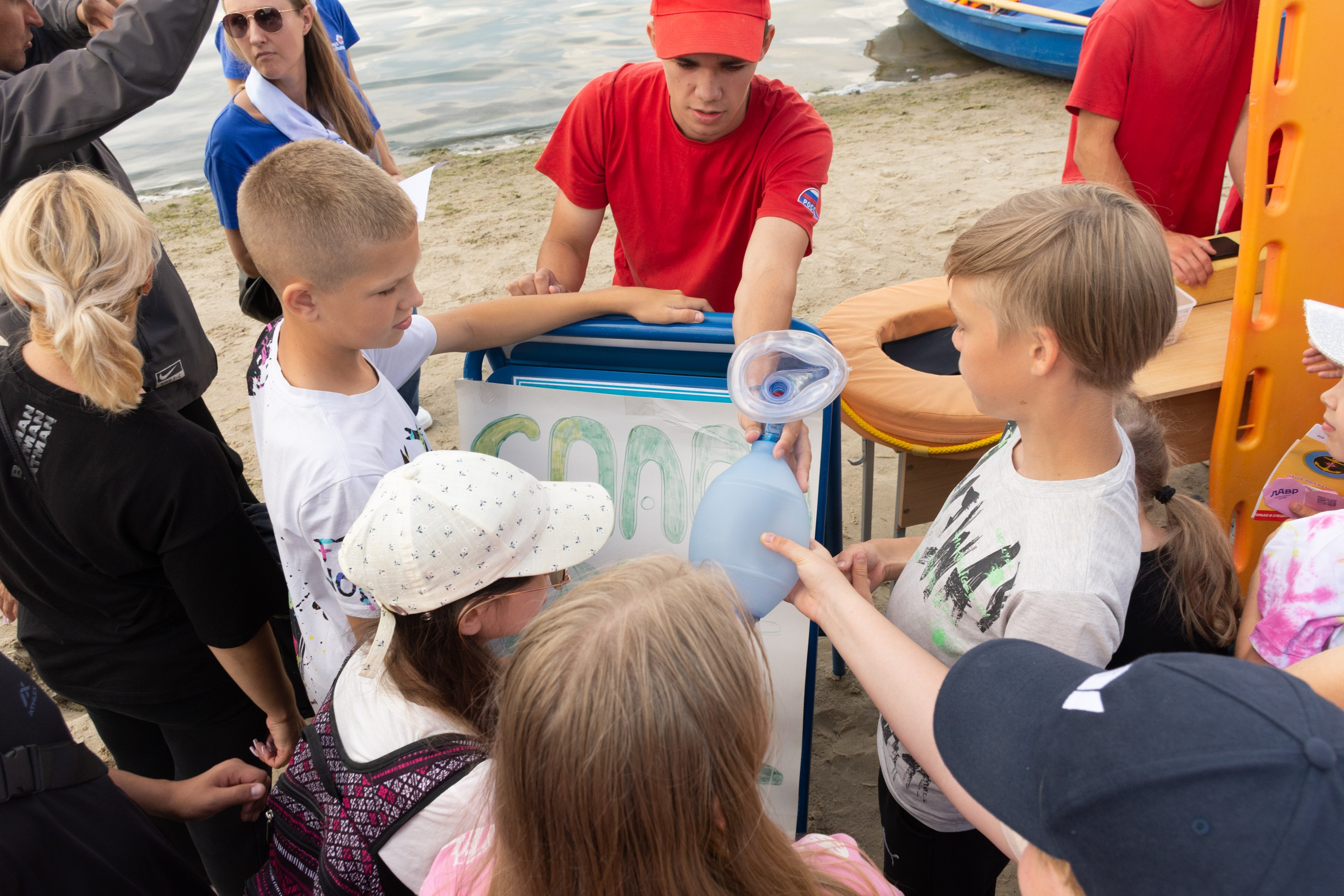 Урок по безопасности на воде (полный альбом). Фотограф Максим Буряк