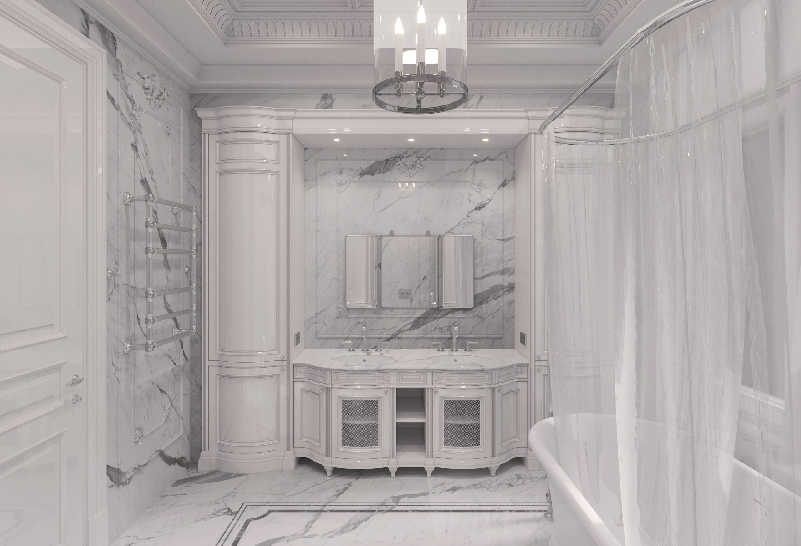 Шкафы в ванную. Студия дизайна интерьера RISE DESIGN STUDIO