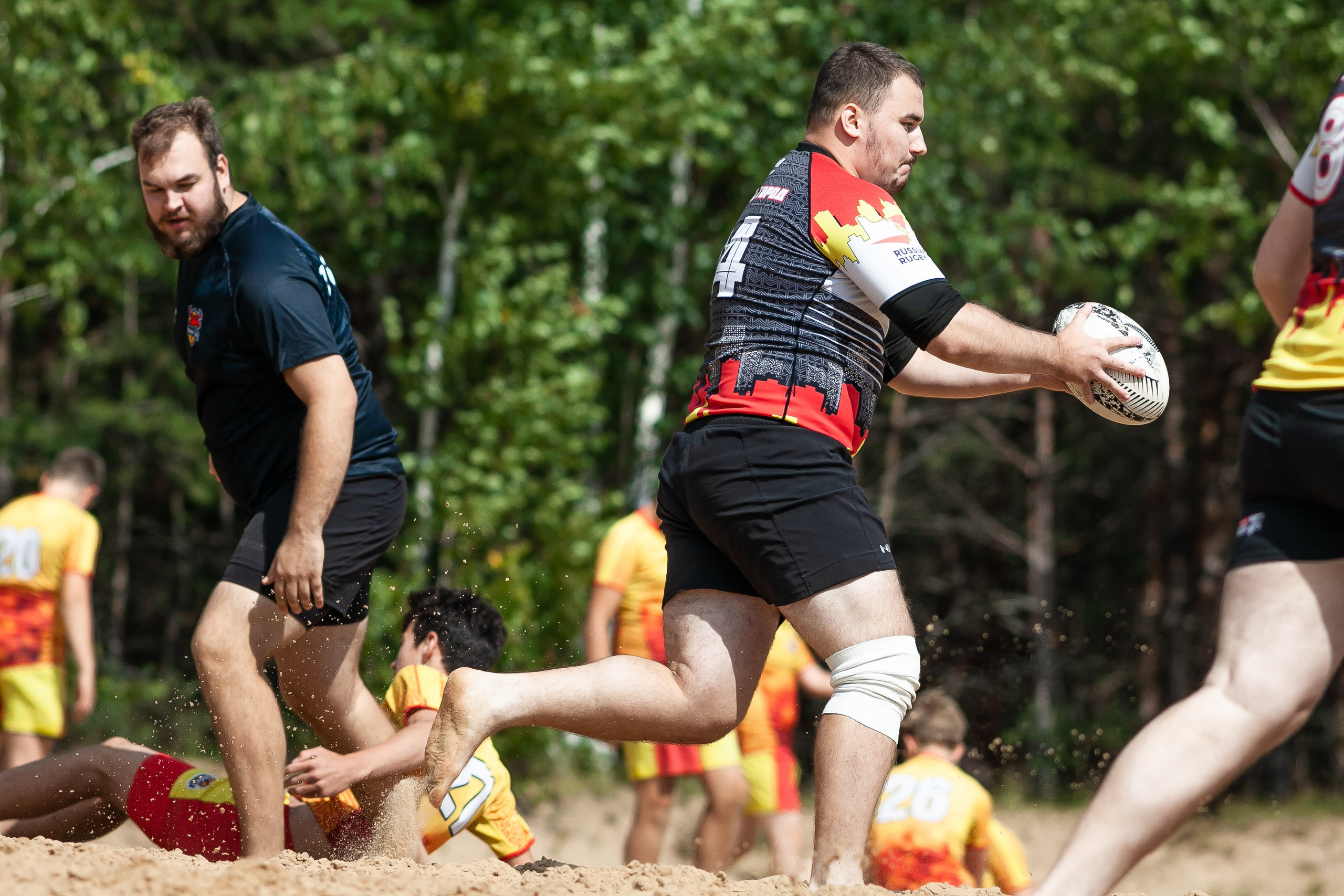 «Кубок «Молота» по пляжному Регби. Фотография