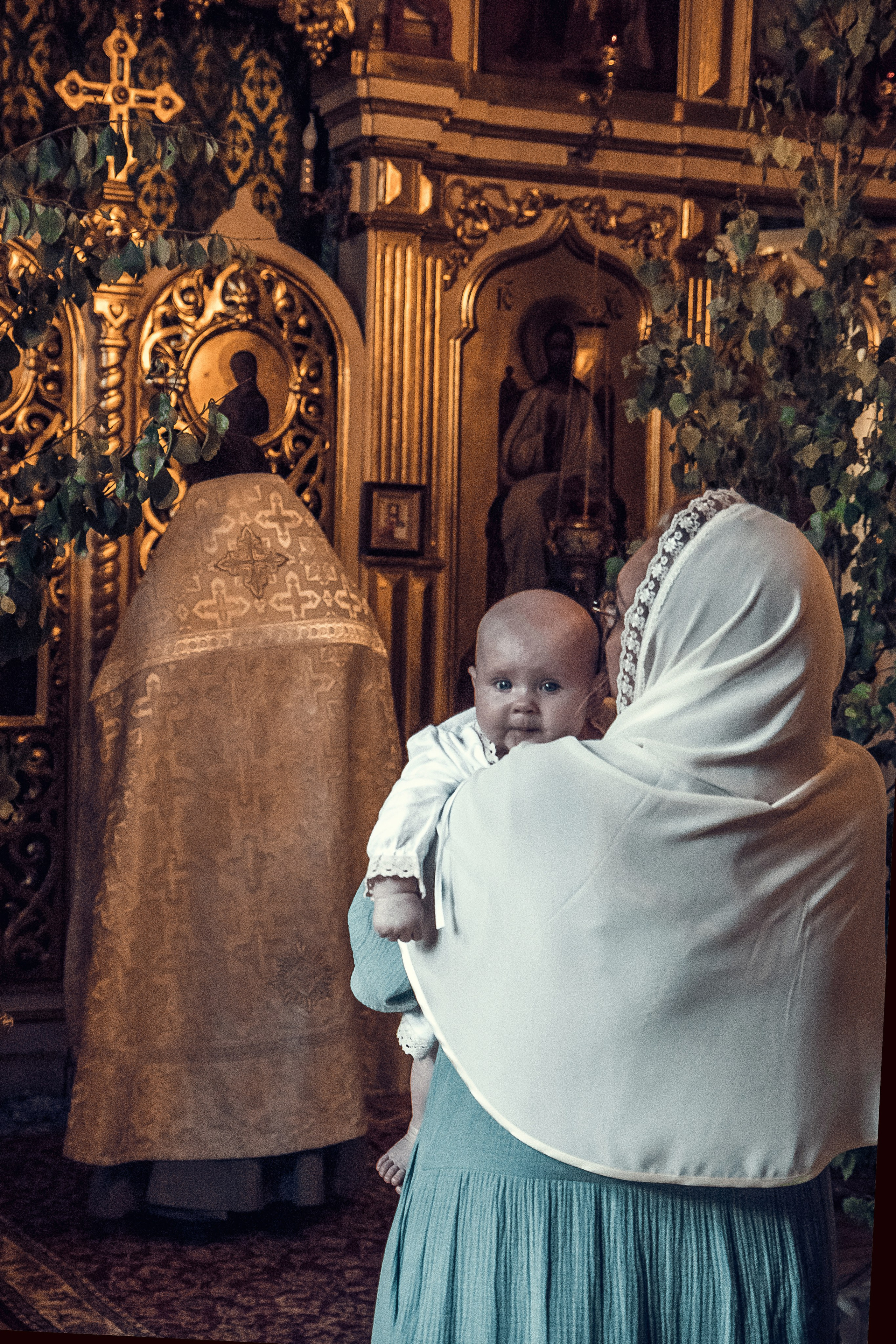 Таинство Крещения Алёны в Церкви Сретения Господня. Детский и семейный фотограф в Пушкино, Мытищи, Москва Сергеева Светлана