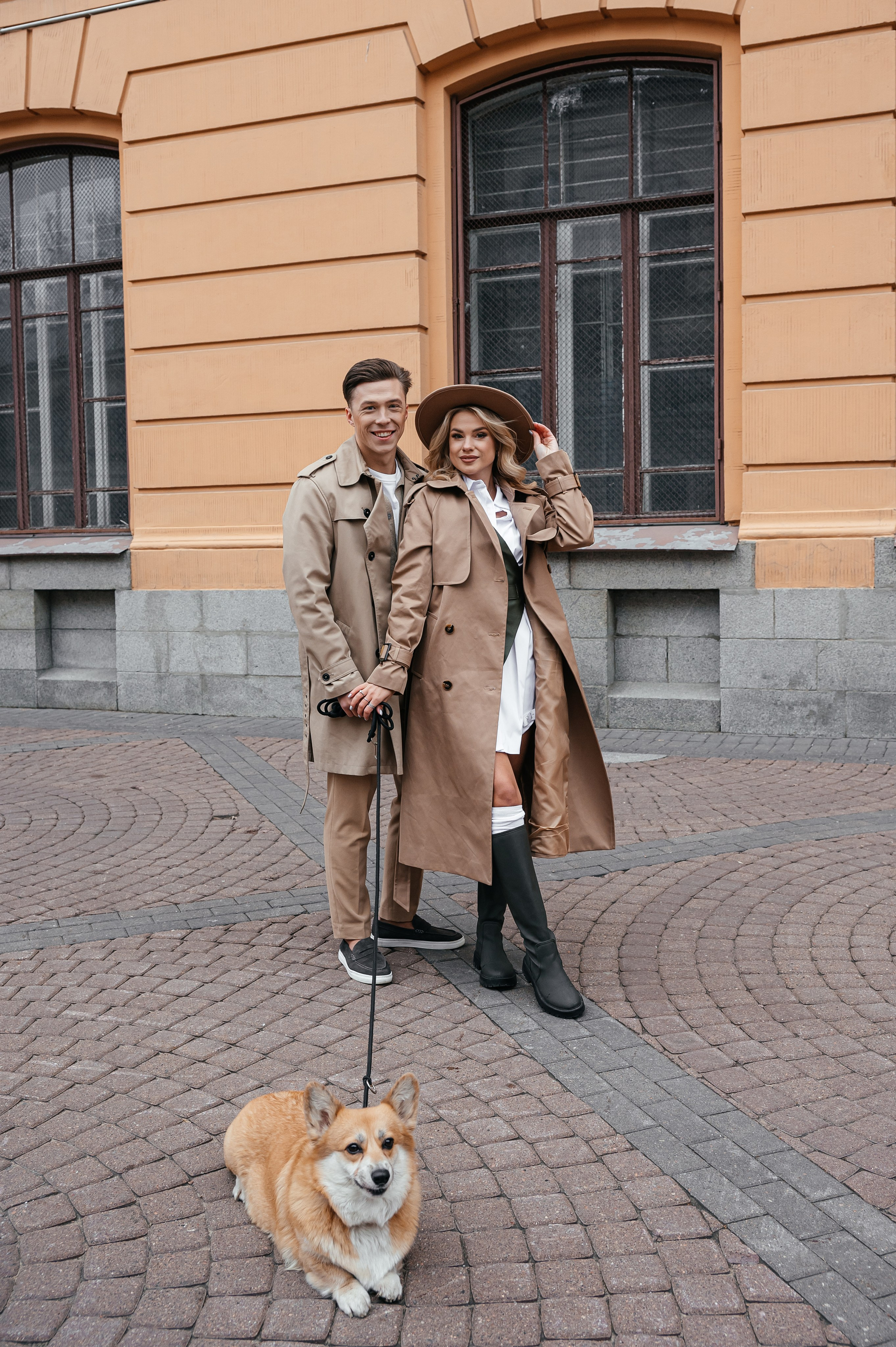 Фотосессия лавстори с домашним питомцем