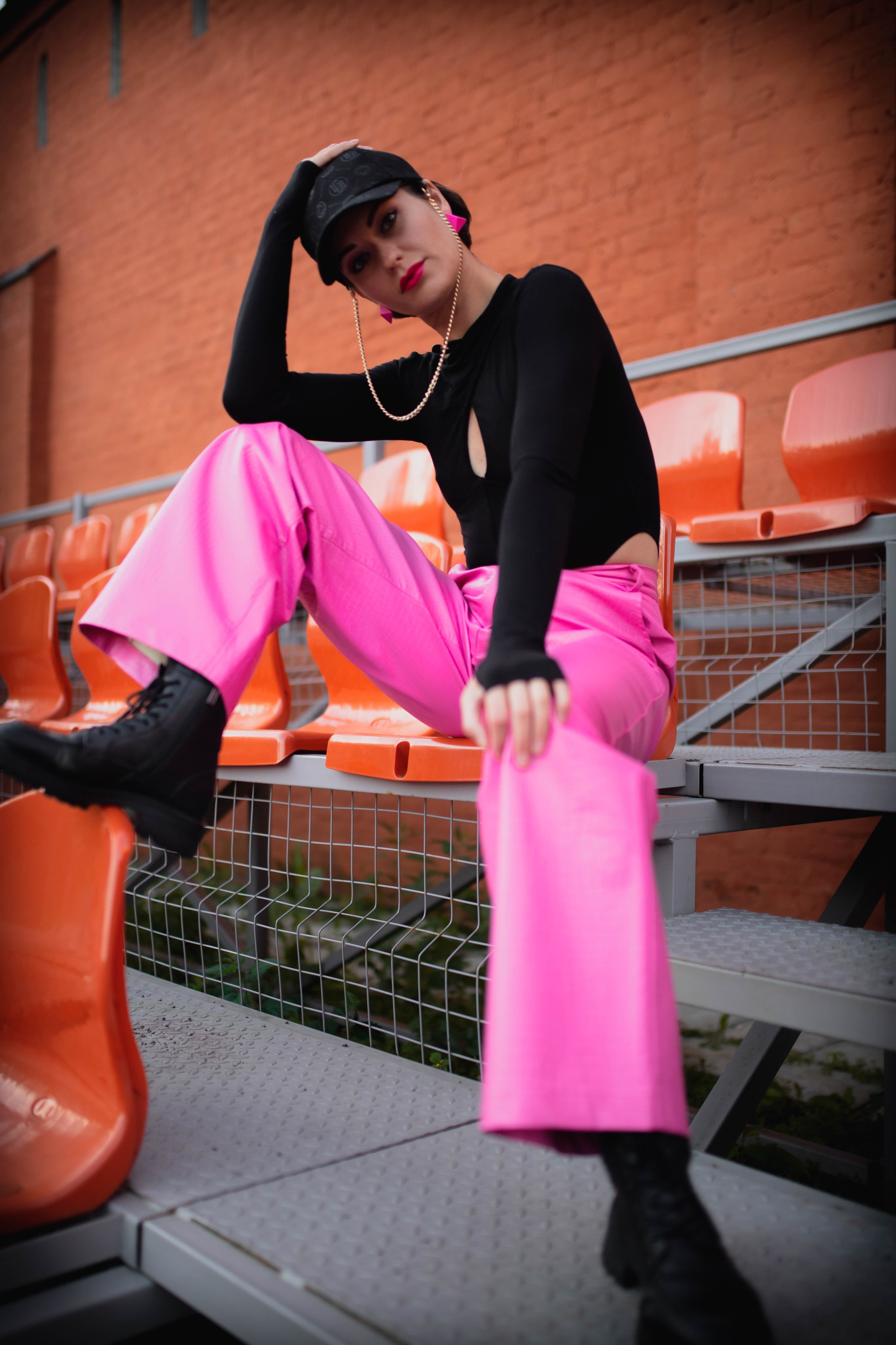 Рассвет на стадионе с Ольгой. Александра Мельниченко/ Бегающий фотограф