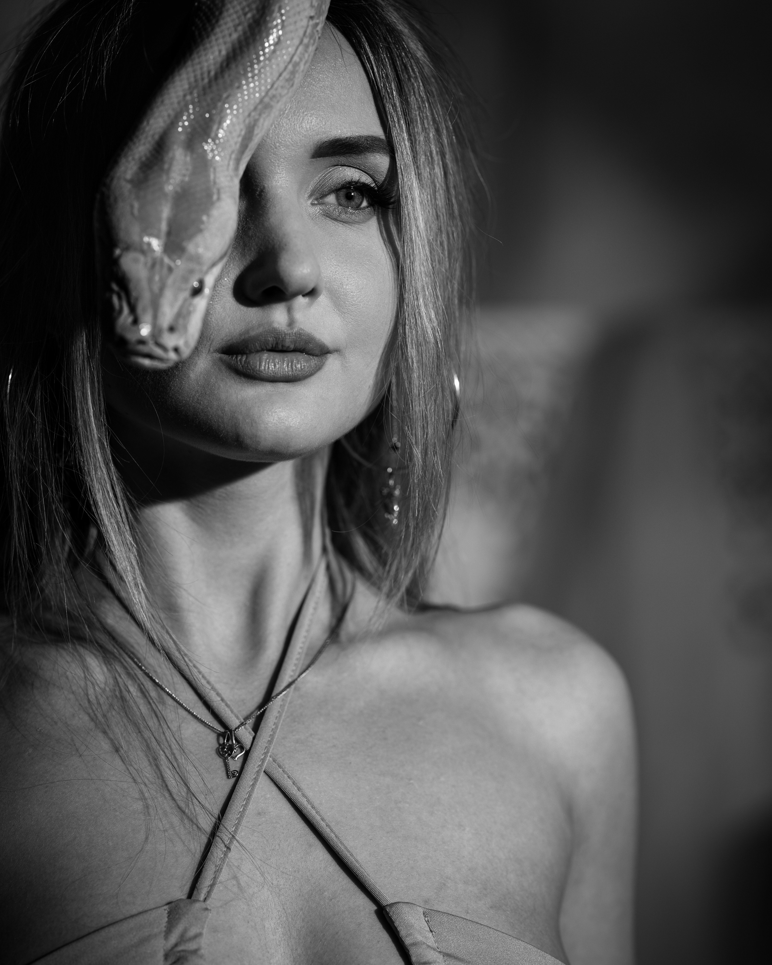 Фотосессия со змеёй в студии. г. Тула. Фотограф в Туле — Борисов Николай