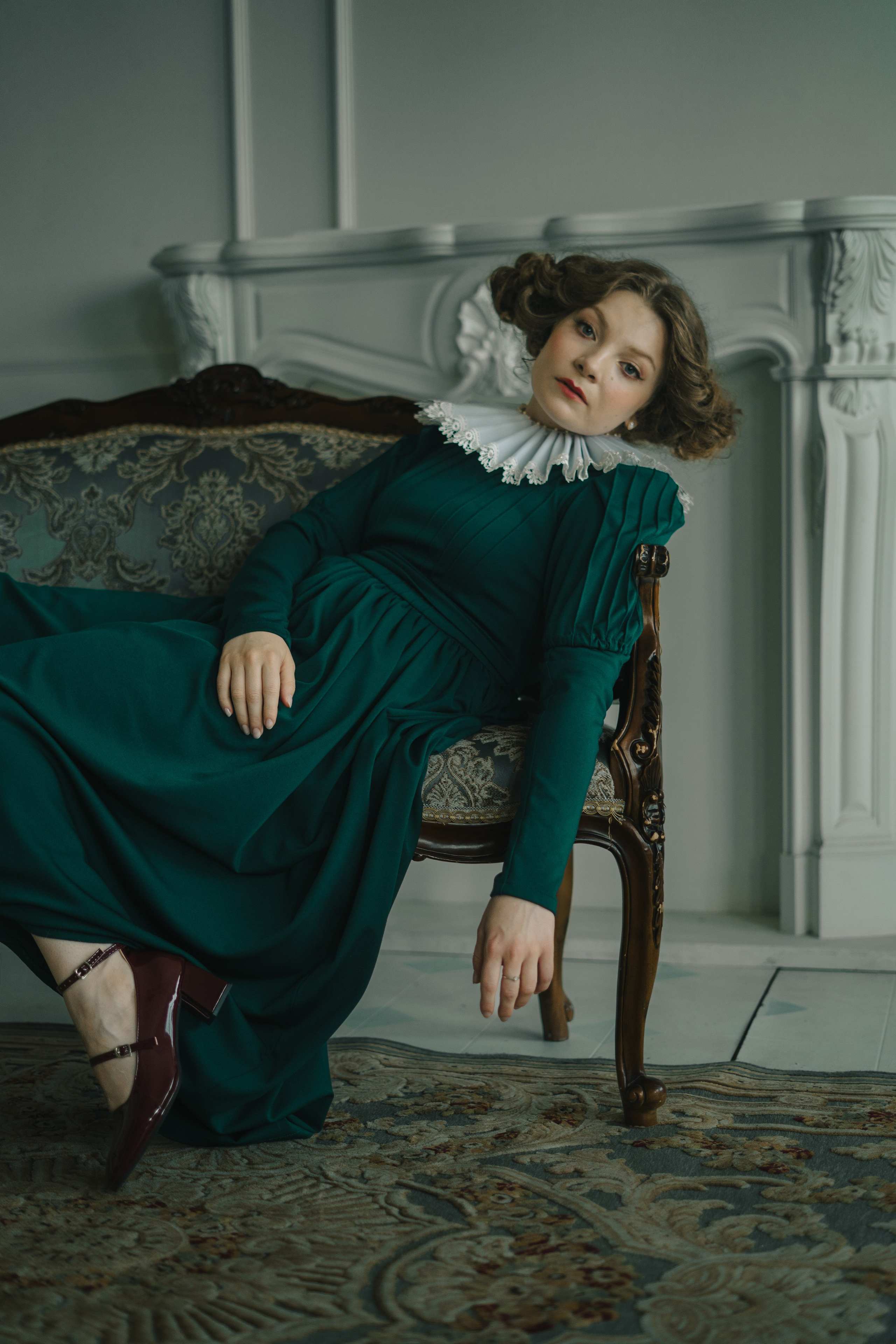 Портрет девушки XIX века. Фотограф Мария N Екатеринбург