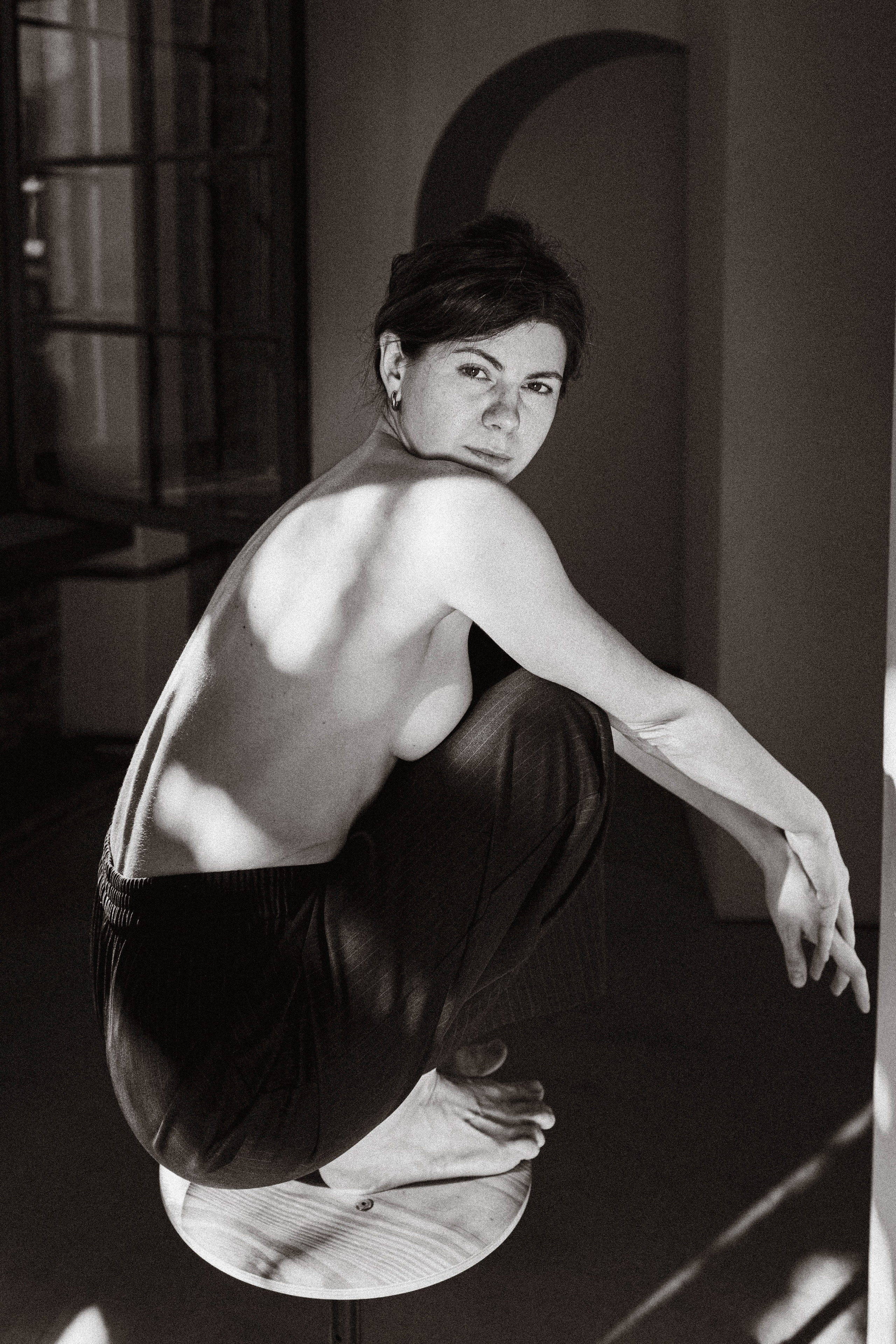 Студийный портрет. Портретный фотограф в Санкт-Петербурге. Саша Кушнерова