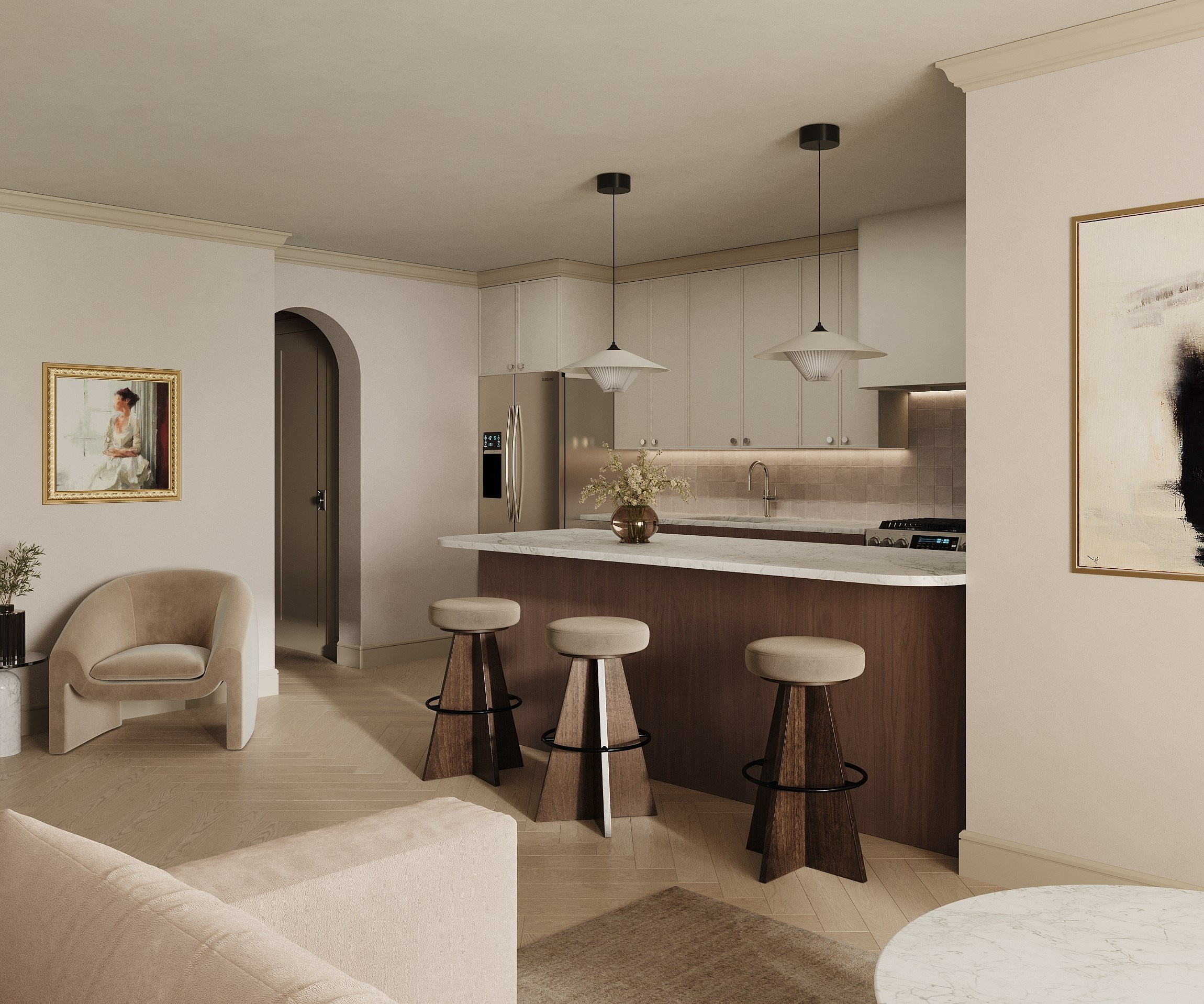USA, Willow Oak Dr by Situ. Photorealistic 3D visuals for interiors and product renders