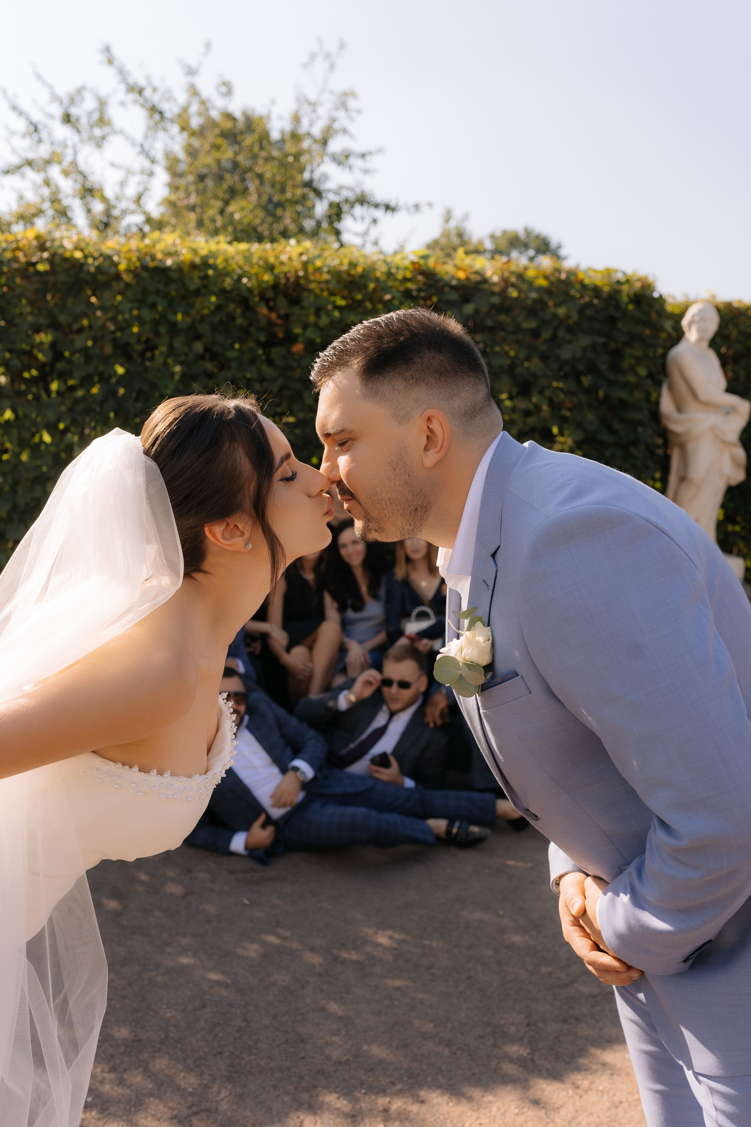 Свадебная фотосессия в Москве, парк Кусково. Свадебный фотограф в Москве Анна Полушина