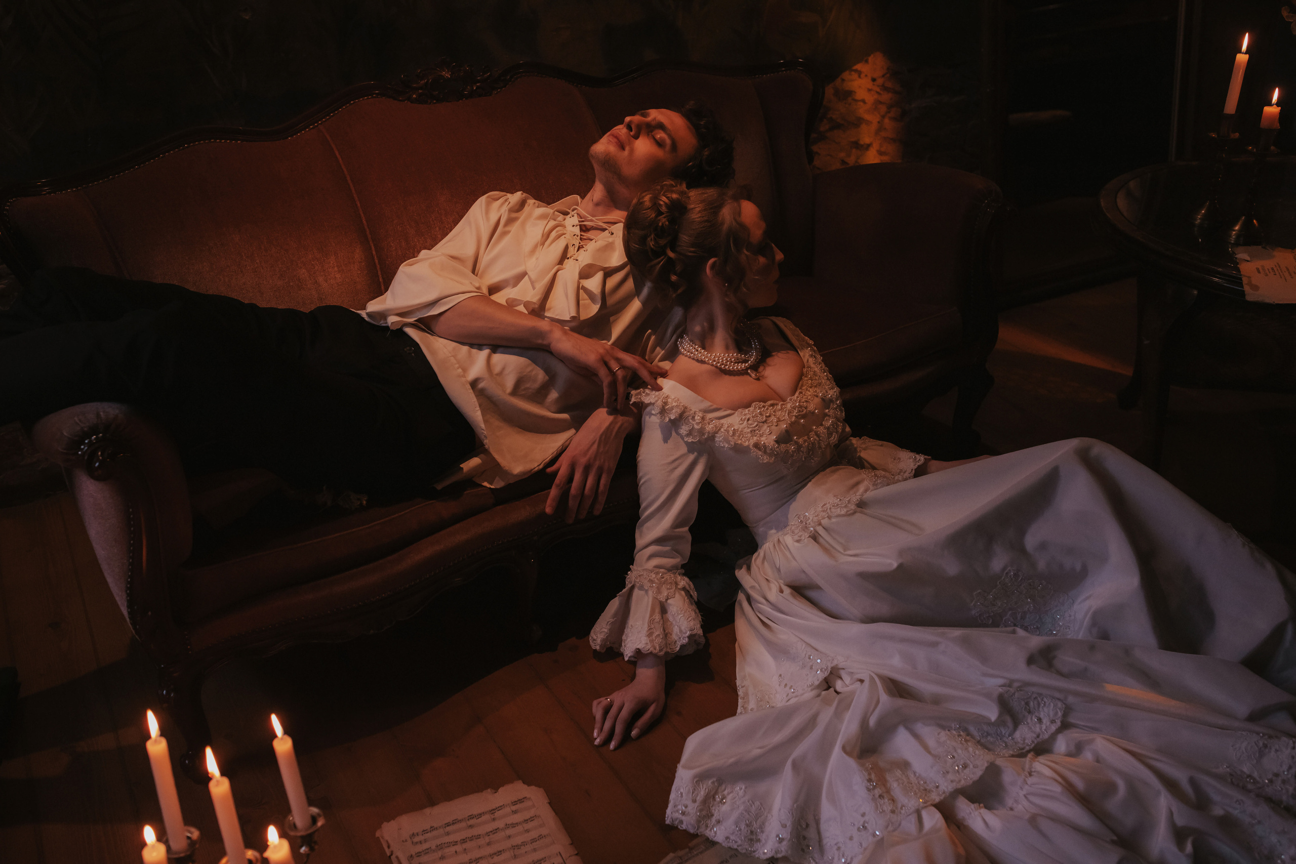 Мария и Сергей. Художественная винтажная фотография