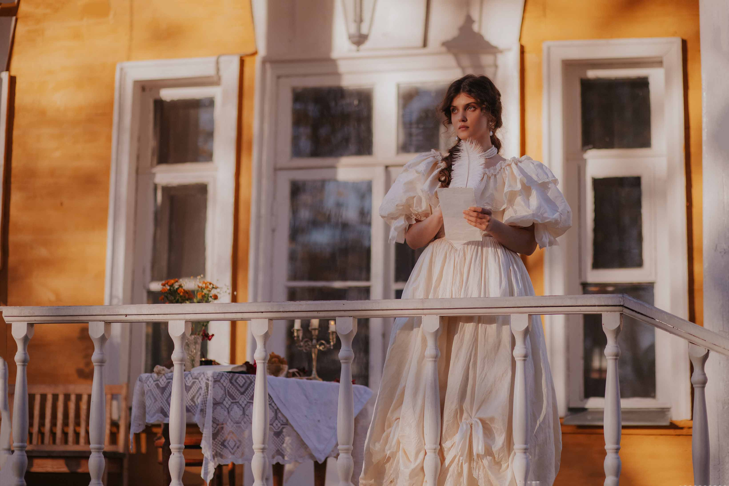 Анастасия. Осень в усадьбе. Художественная винтажная фотография