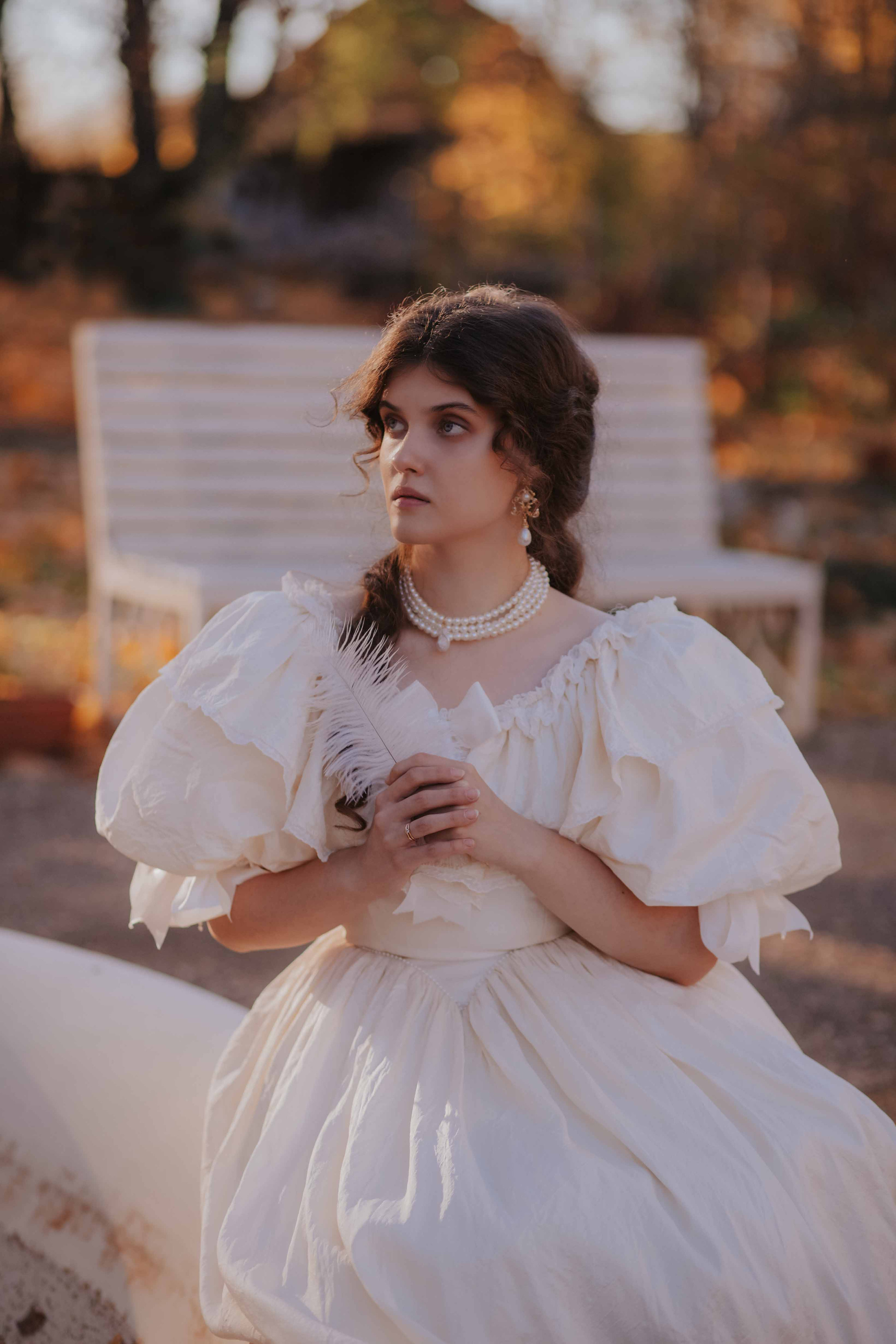 Анастасия. Осень в усадьбе. Художественная винтажная фотография