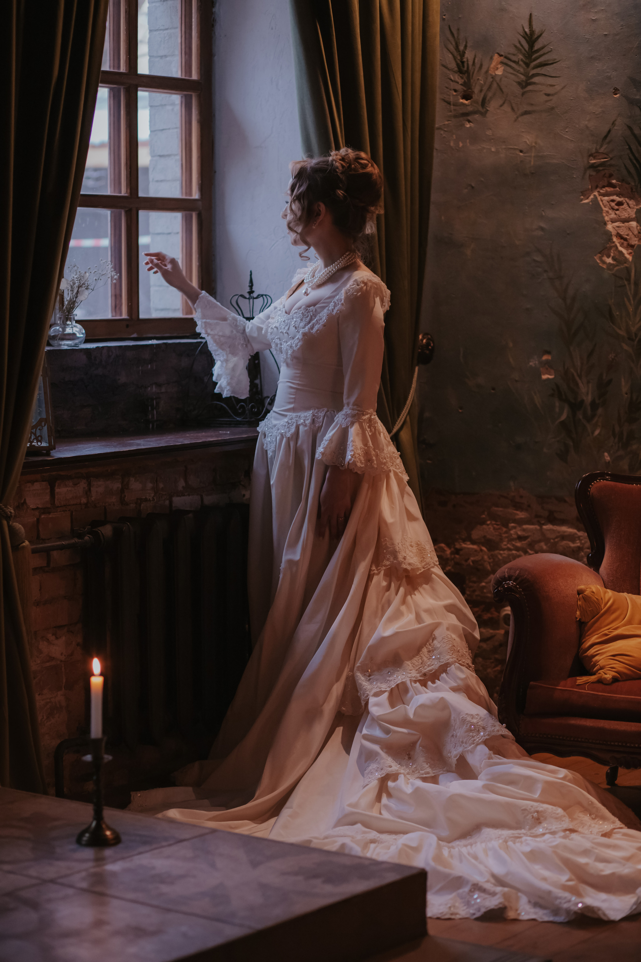 Мария и Сергей. Художественная винтажная фотография