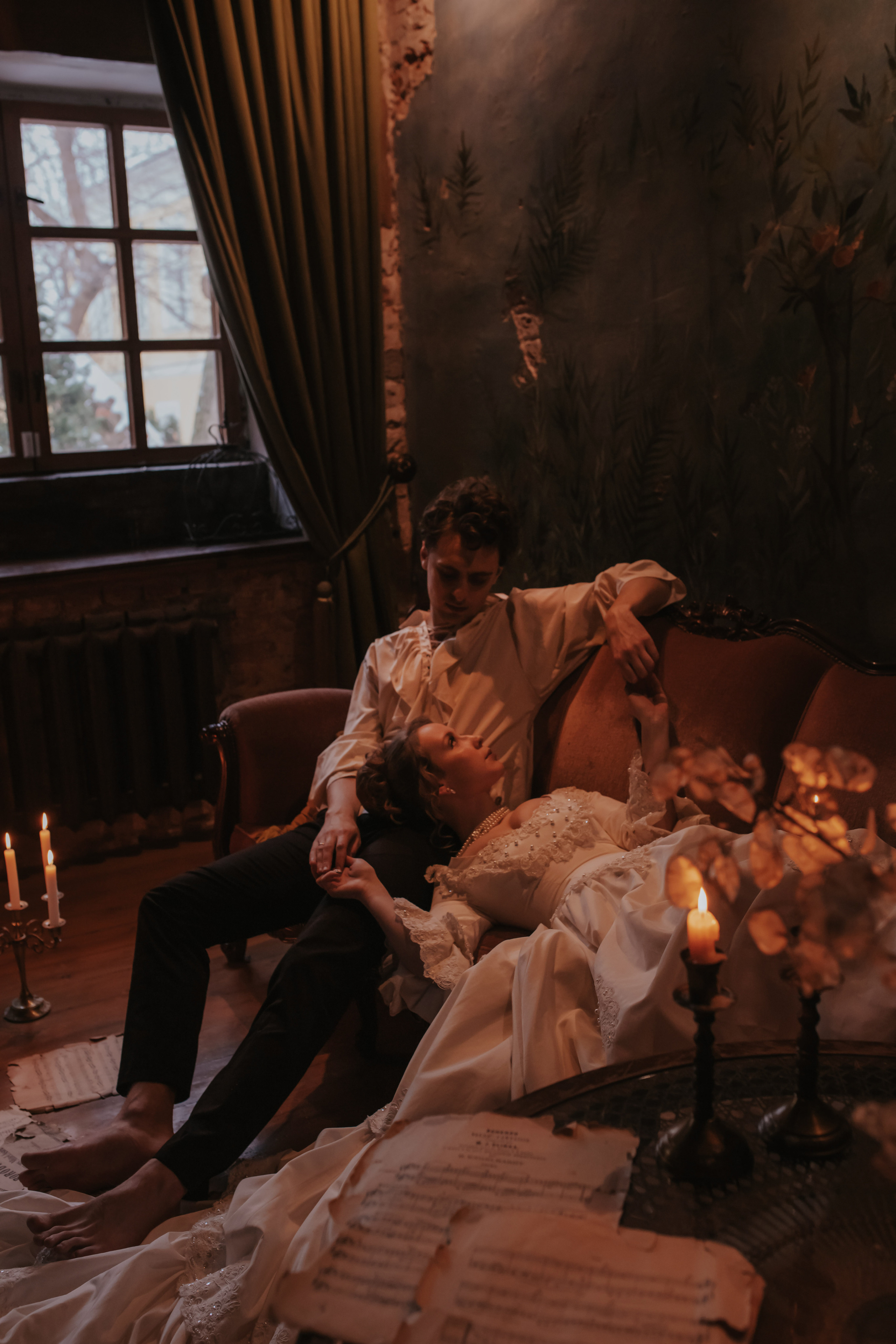 Мария и Сергей. Художественная винтажная фотография