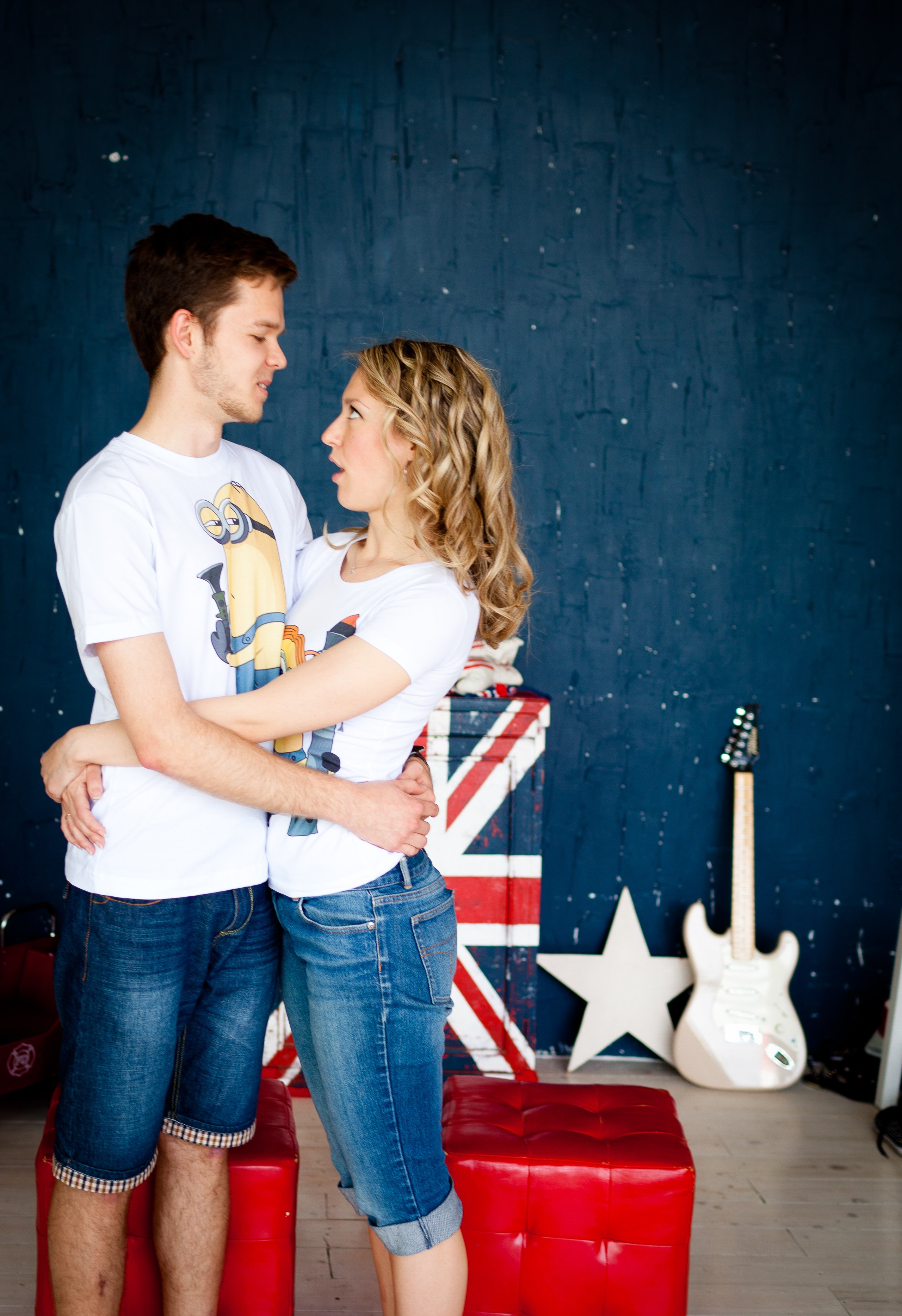 Фотосессия Димы и Сони в студии. Фотограф Денис Гавриленков в Москве