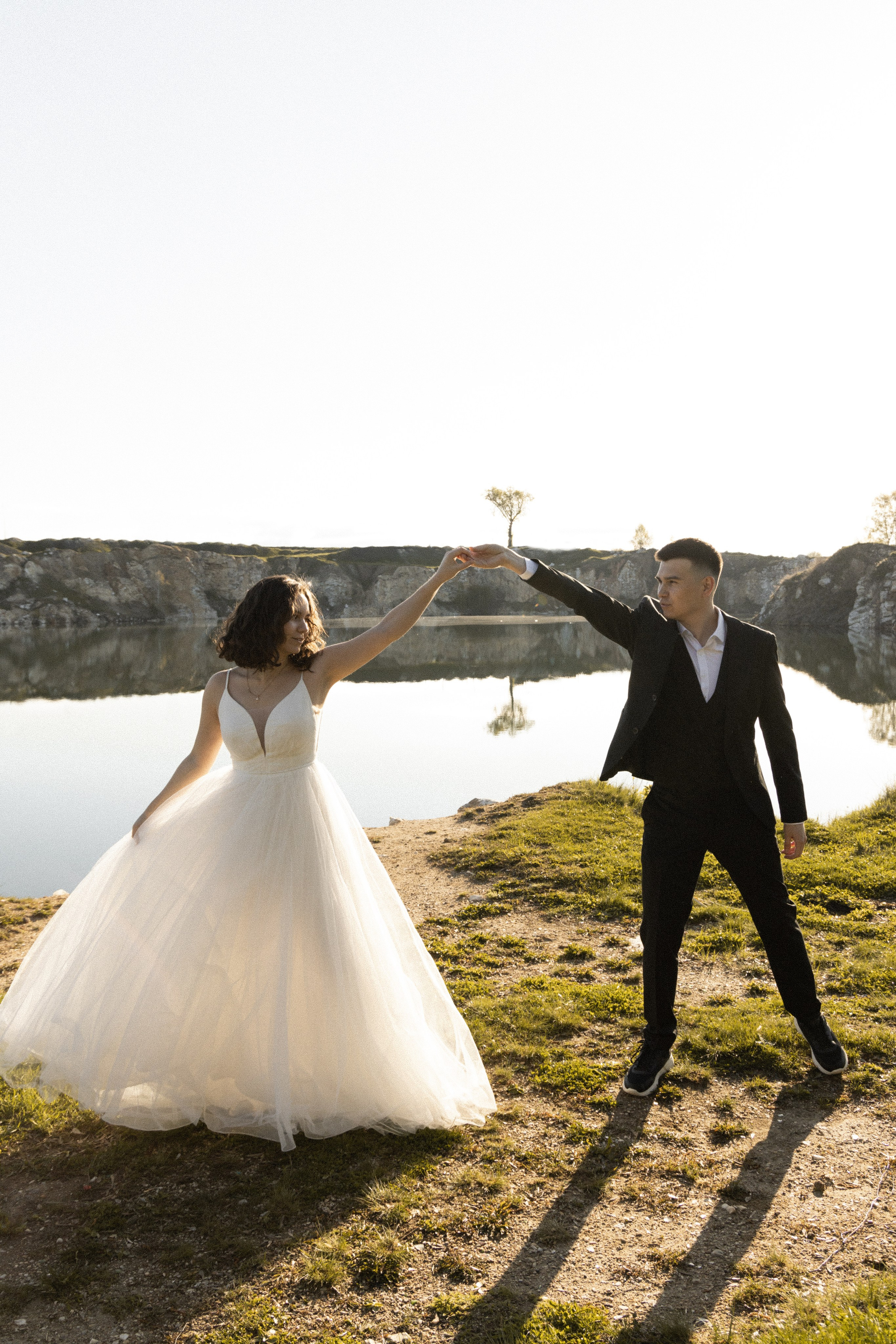 Съемка на карьере|Ильяс и Екатерина. Свадебный фотограф Челябинск Зиненко Виктория