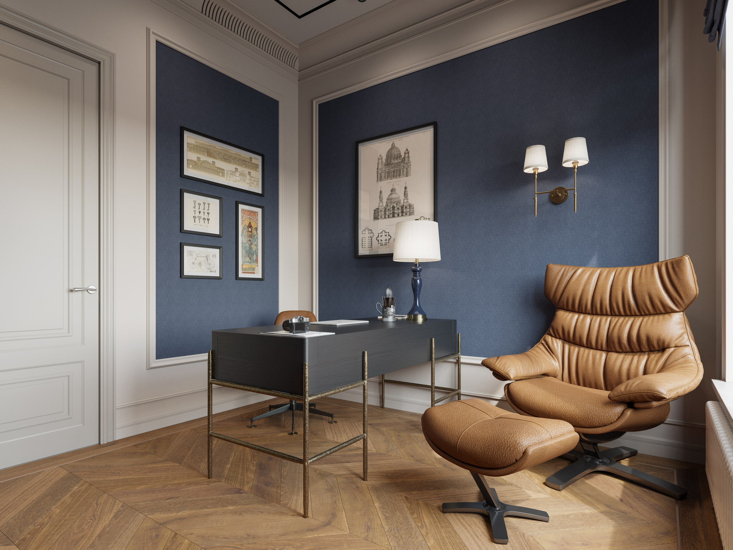 Неоклассика в Петербурге: 3D Визуализации Квартиры с Винтовой Лестницей в Гостиной. Визуализатор интерьера в Москве | Брагин Кирилл