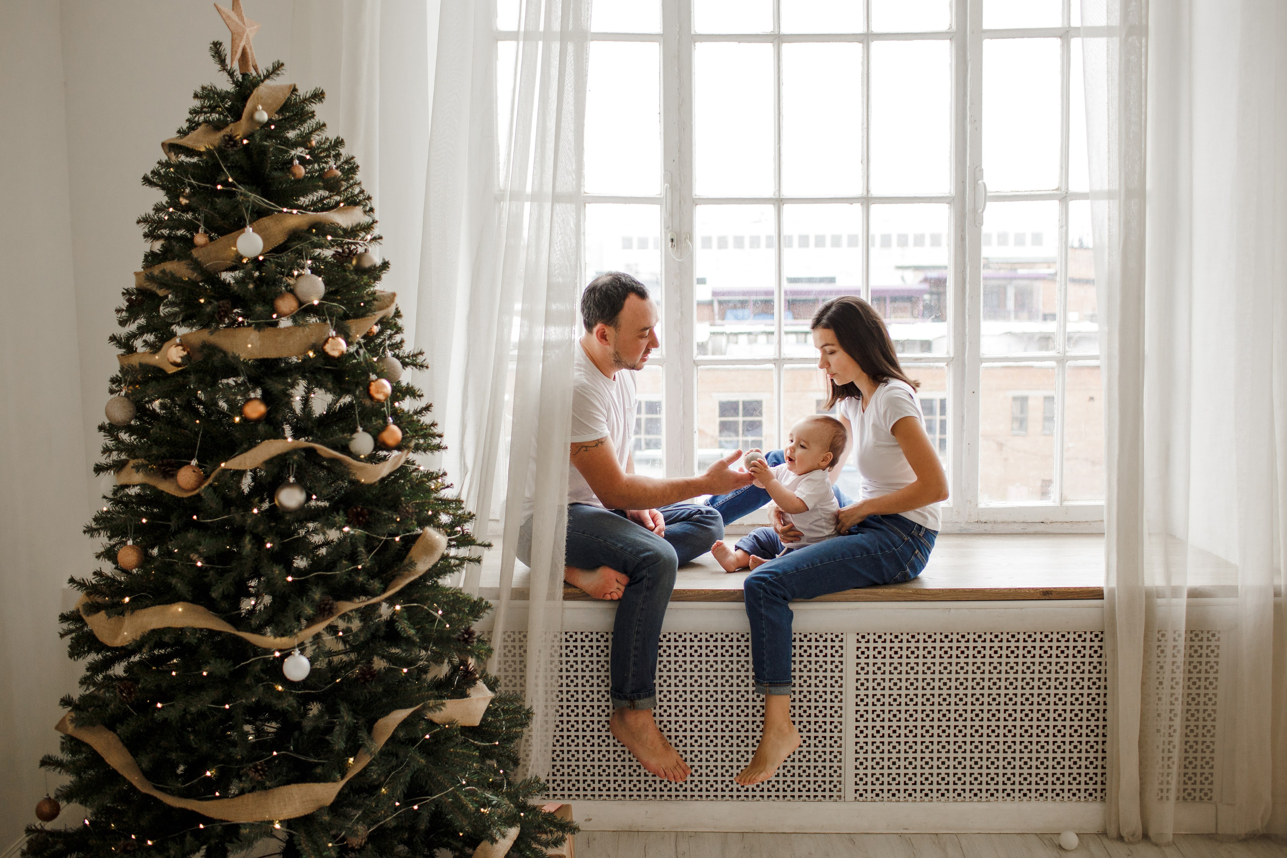 Семейная фотосессия в студии. Свадебный фотограф Кирилл Белый