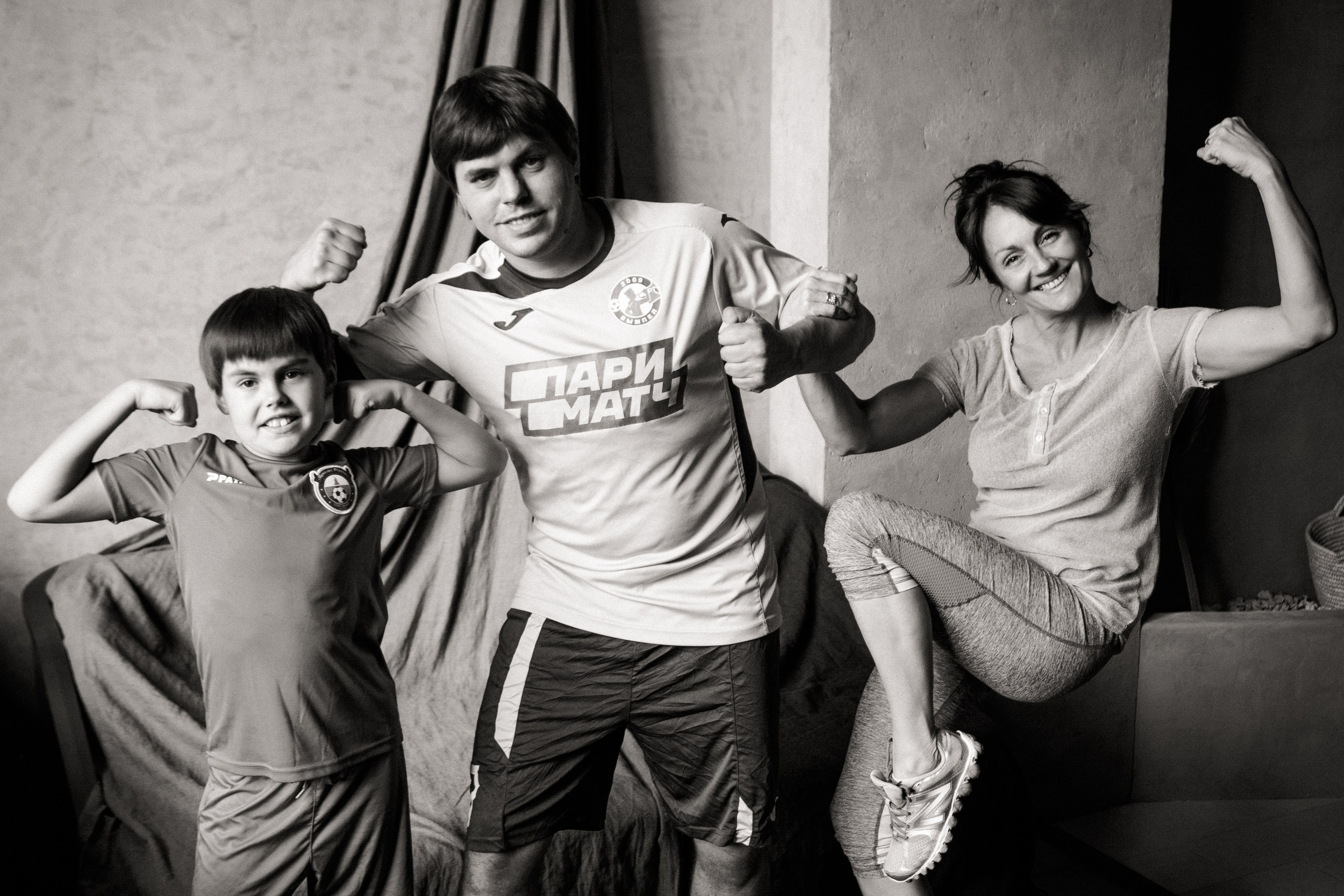 Семейная студийная фотосессия. Свадебный и семейный фотограф в Москве и Подмосковье Лариса Козлова