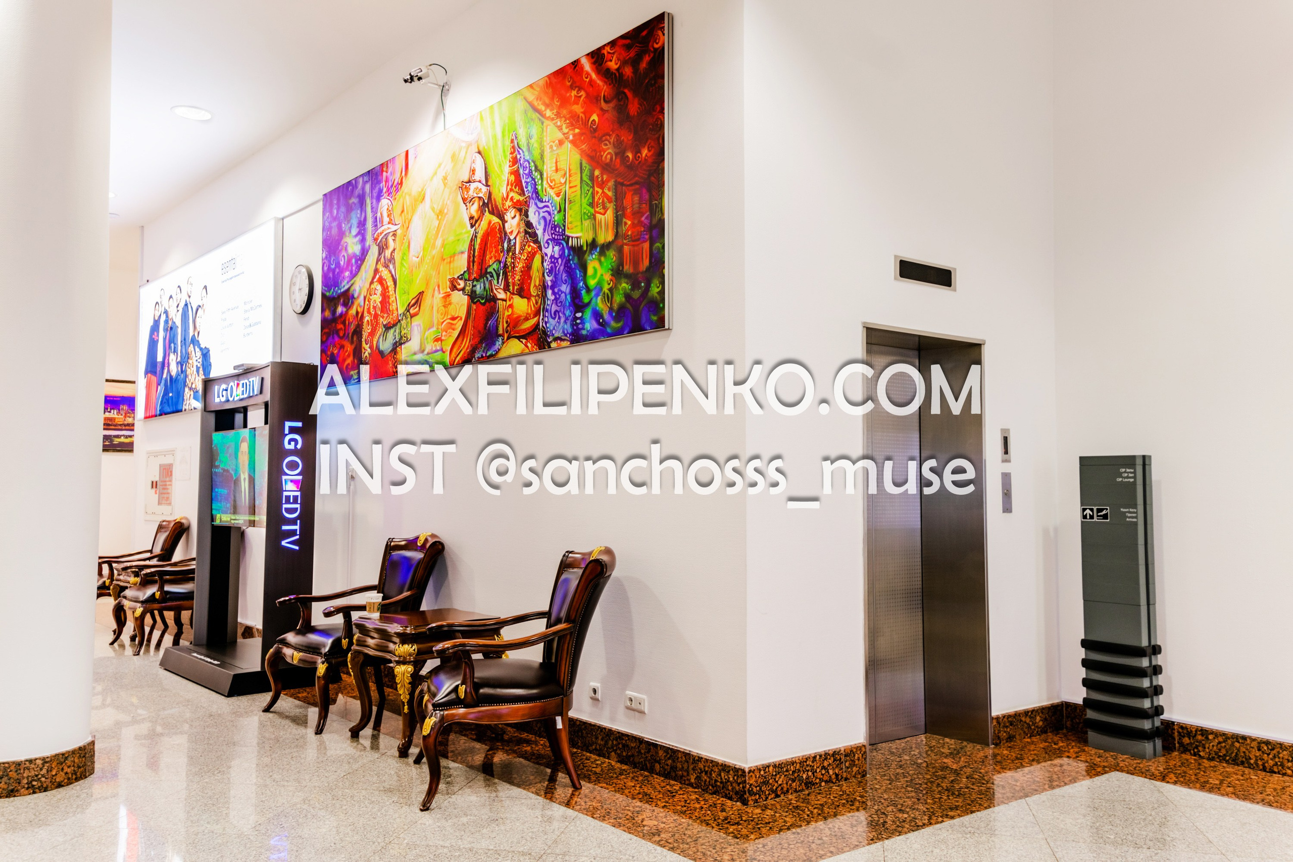 Фотосъемка для рекламного оператора MYD Production в Аэропорту Астаны. Фотограф интерьера недвижимости и архитектуры в Астане