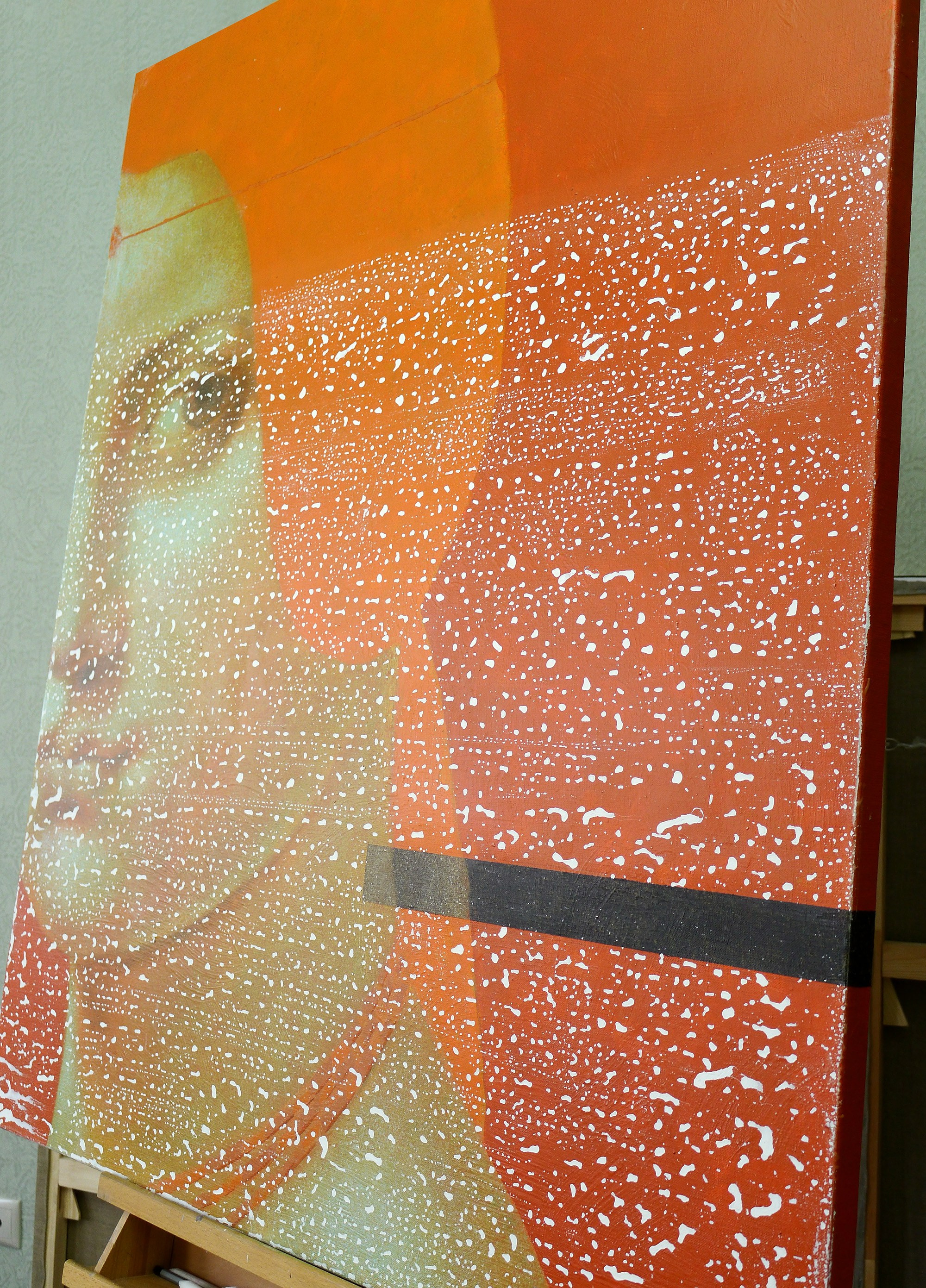 Прекрасная Ферроньера. Художник-абстракционист Ольга Рикун. Москва