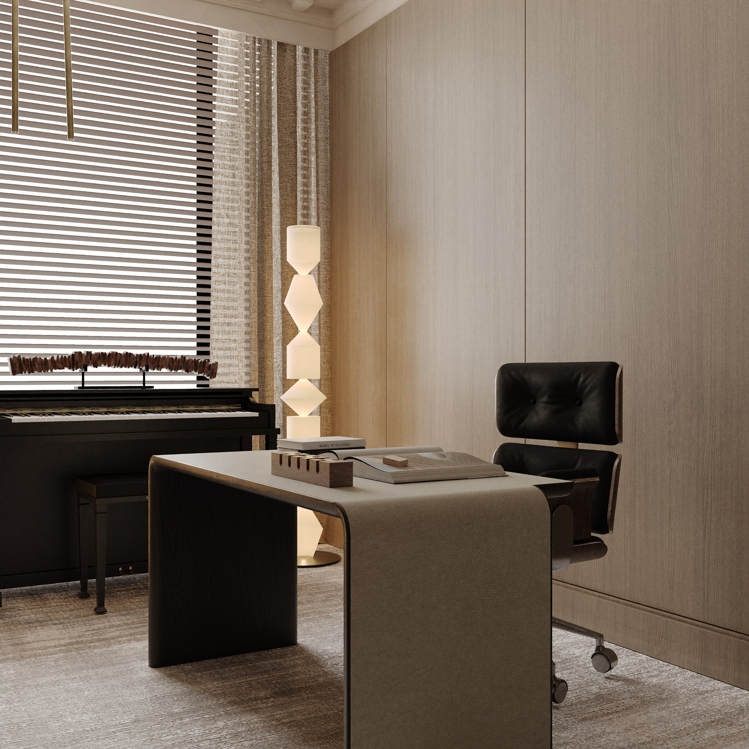 Сдержанная классика с элементами современности в квартире в Москве 135 m². SHAIMERDINOVA INTERIORS